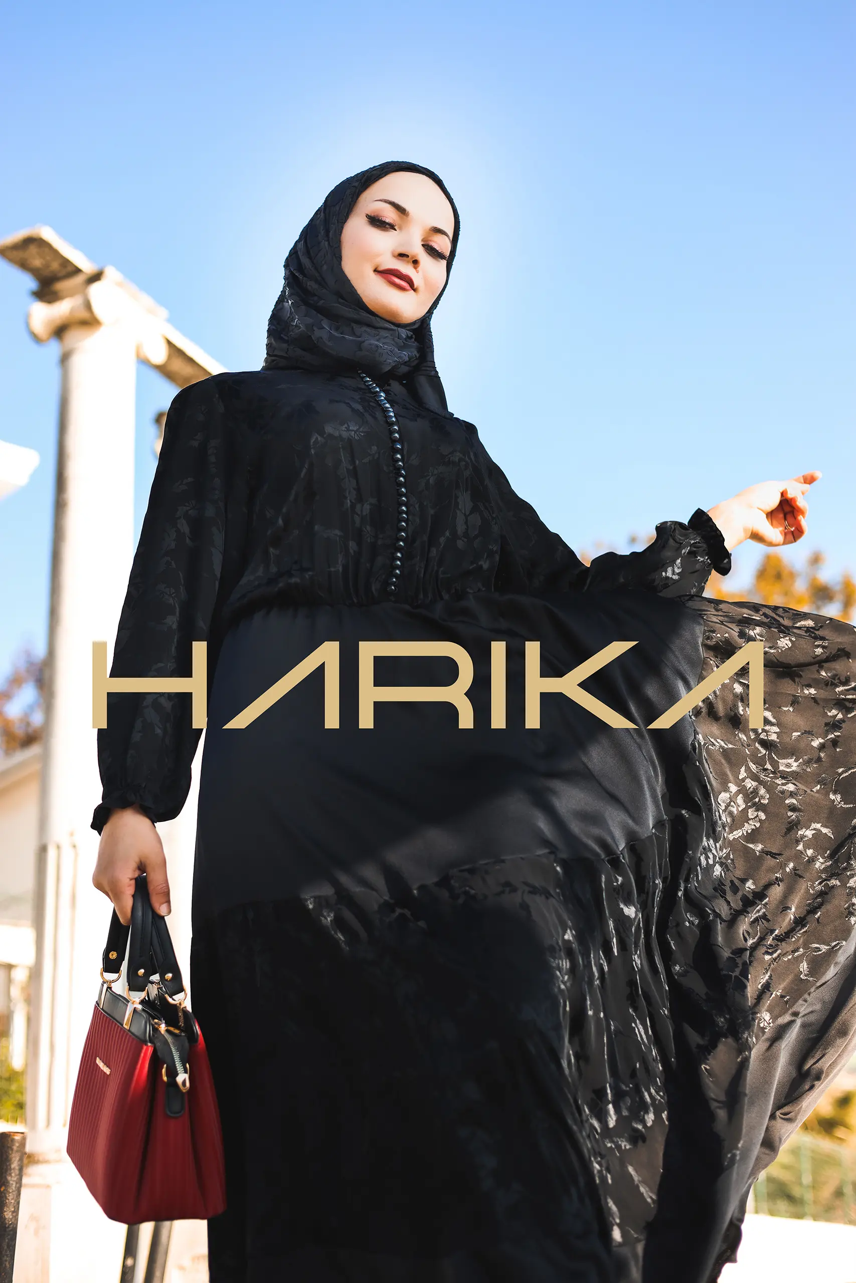 A tiered dress made of Premium Jessica silk and silk crepe - Image 5