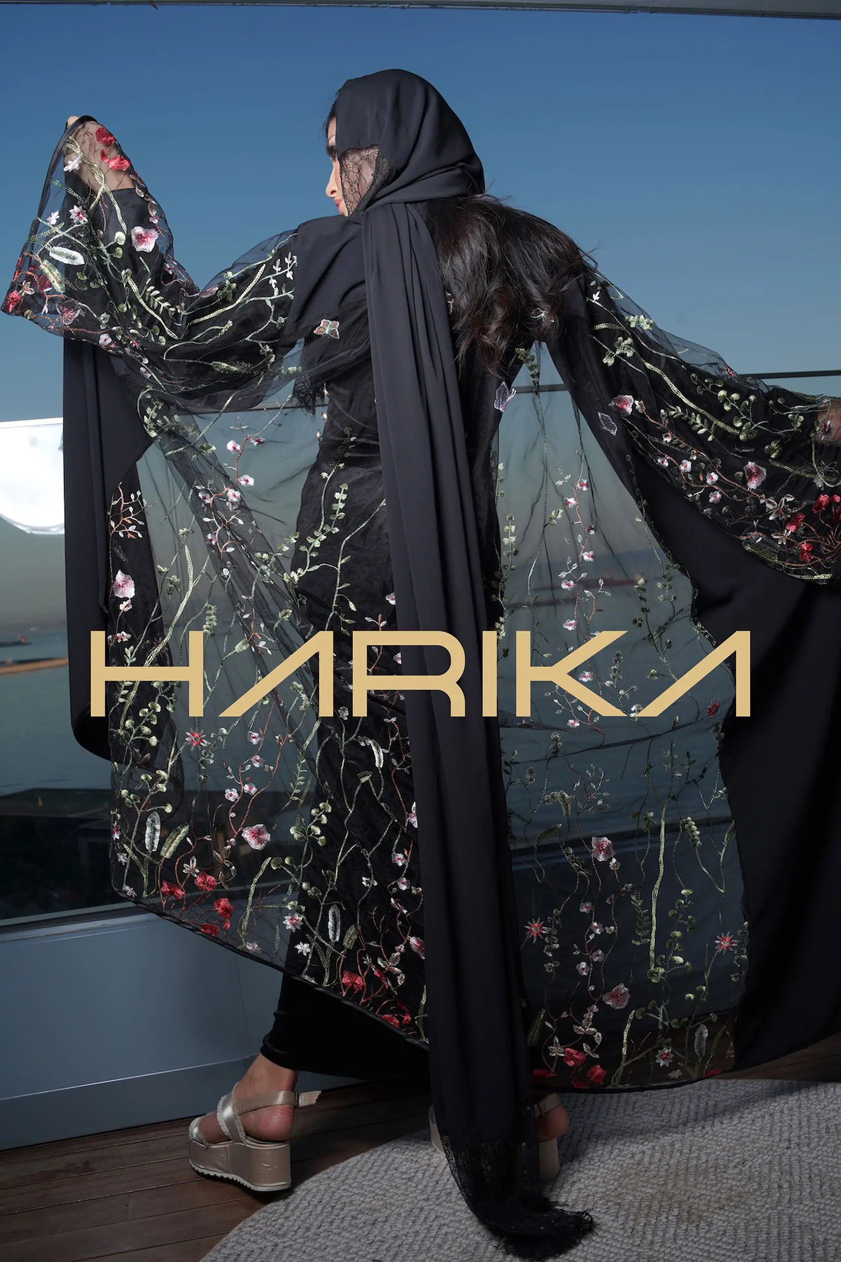 Rose abaya - Image 2
