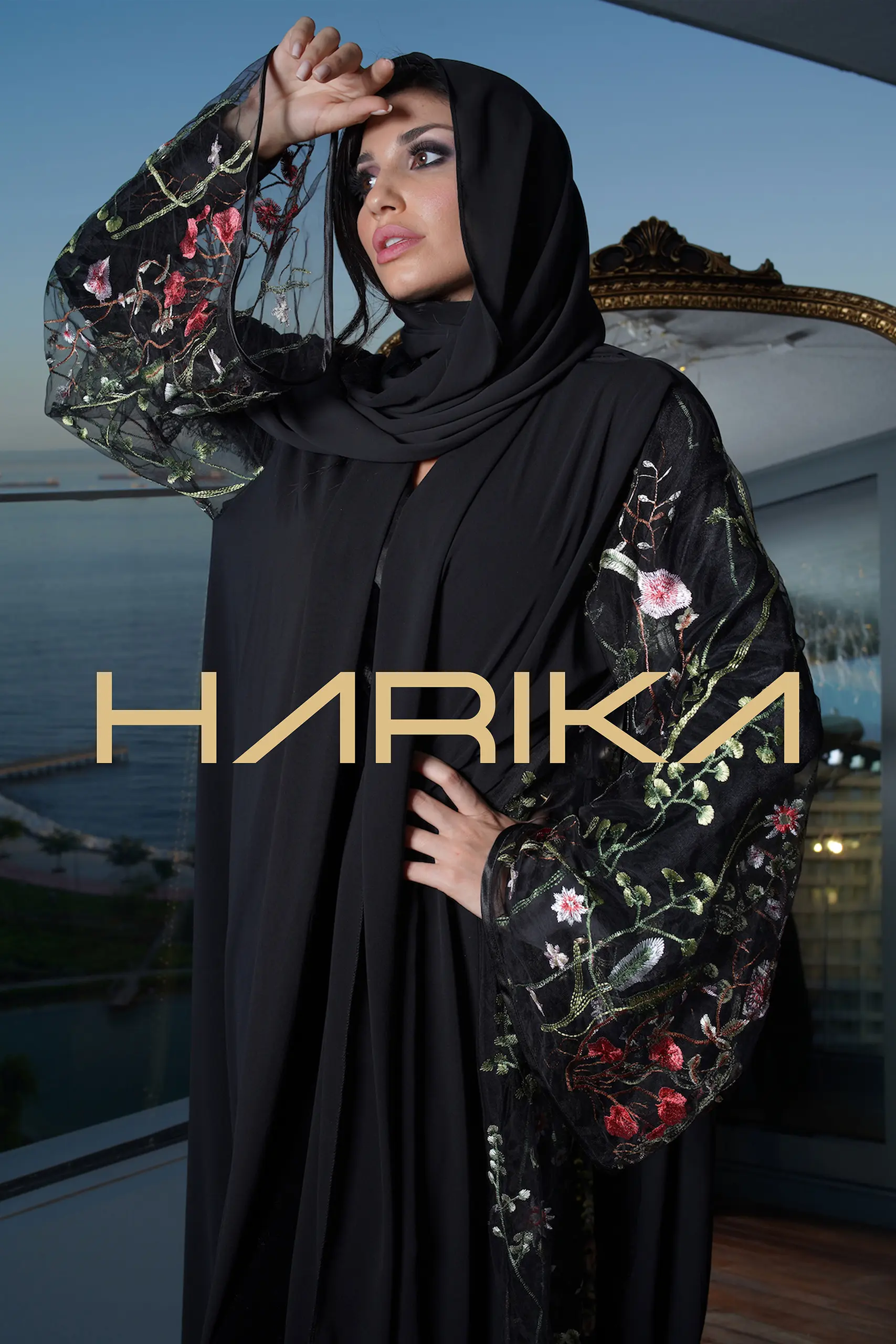 Rose abaya - Image 3