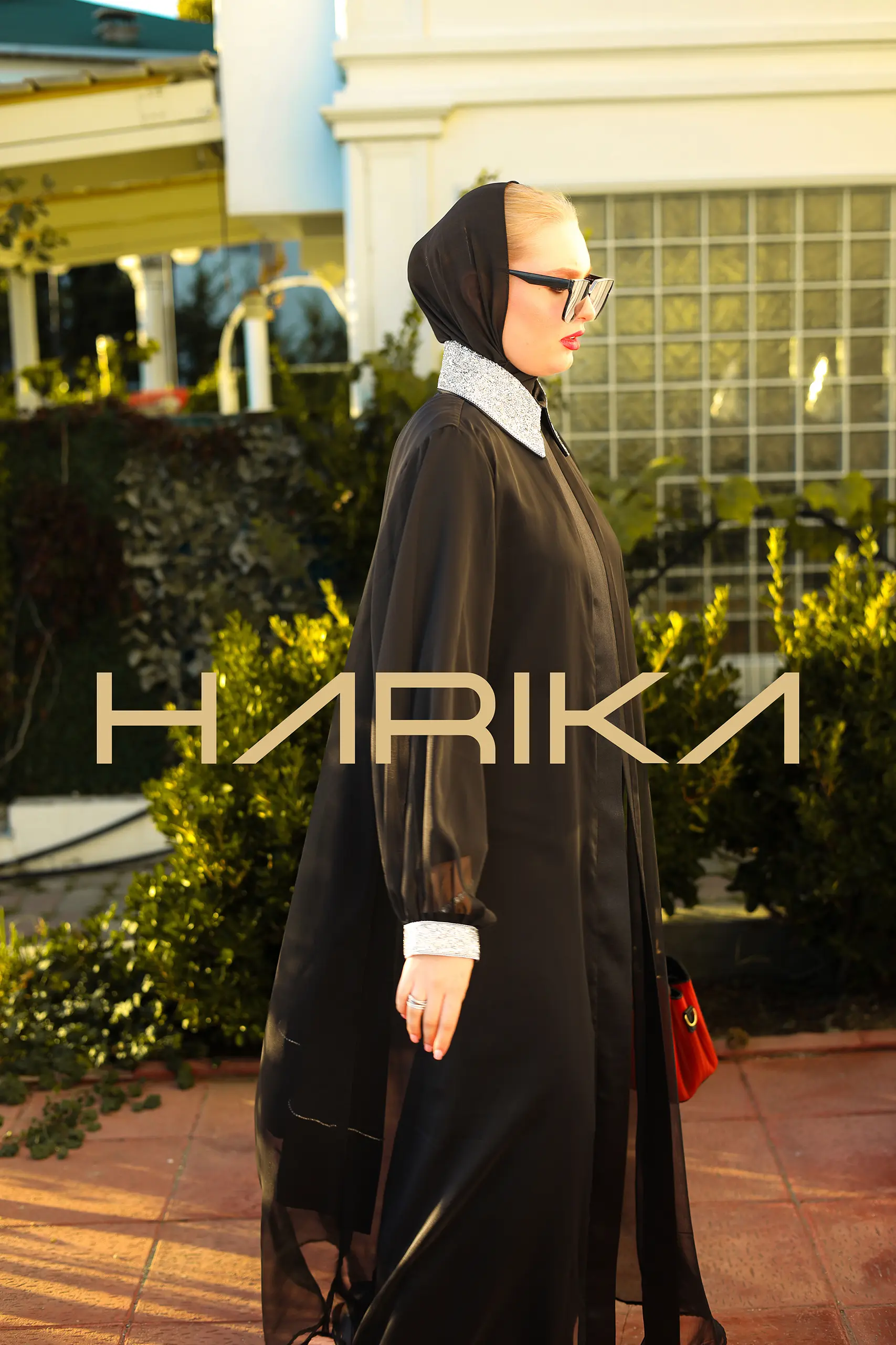 Black Chiffon Abaya (the dress is not included) - Image 4