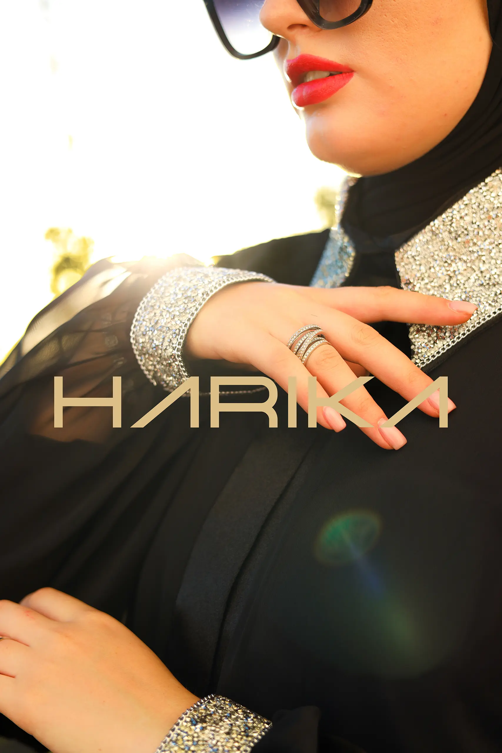 Black Chiffon Abaya (the dress is not included) - Image 2