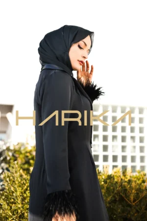 Stylish and practical abaya jacket 3 piece set