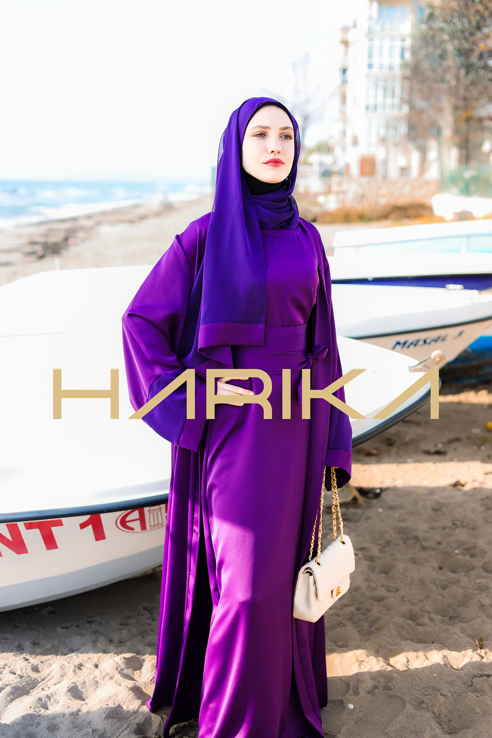 A Royal Purple Abaya - Image 11