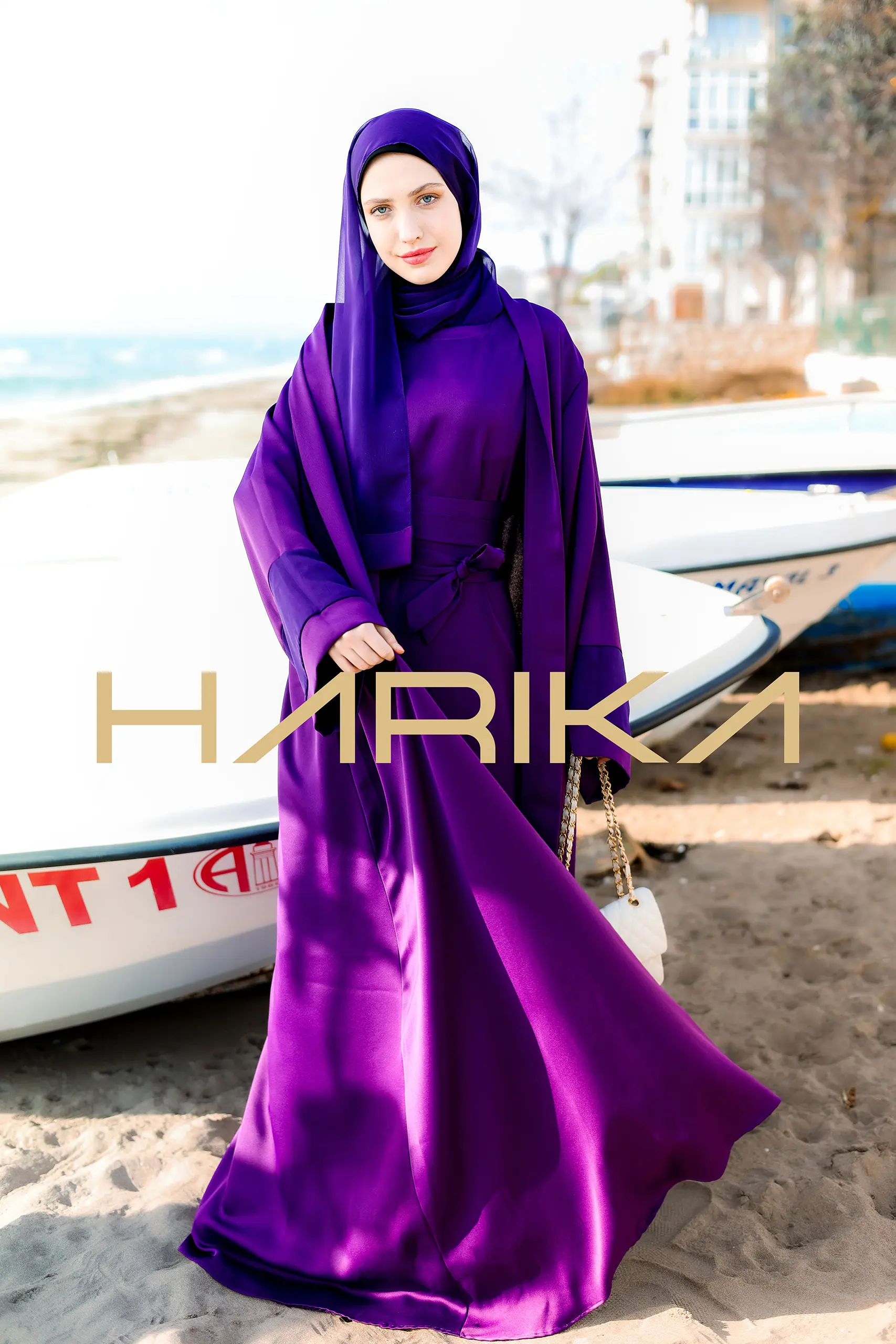 A Royal Purple Abaya - Image 10