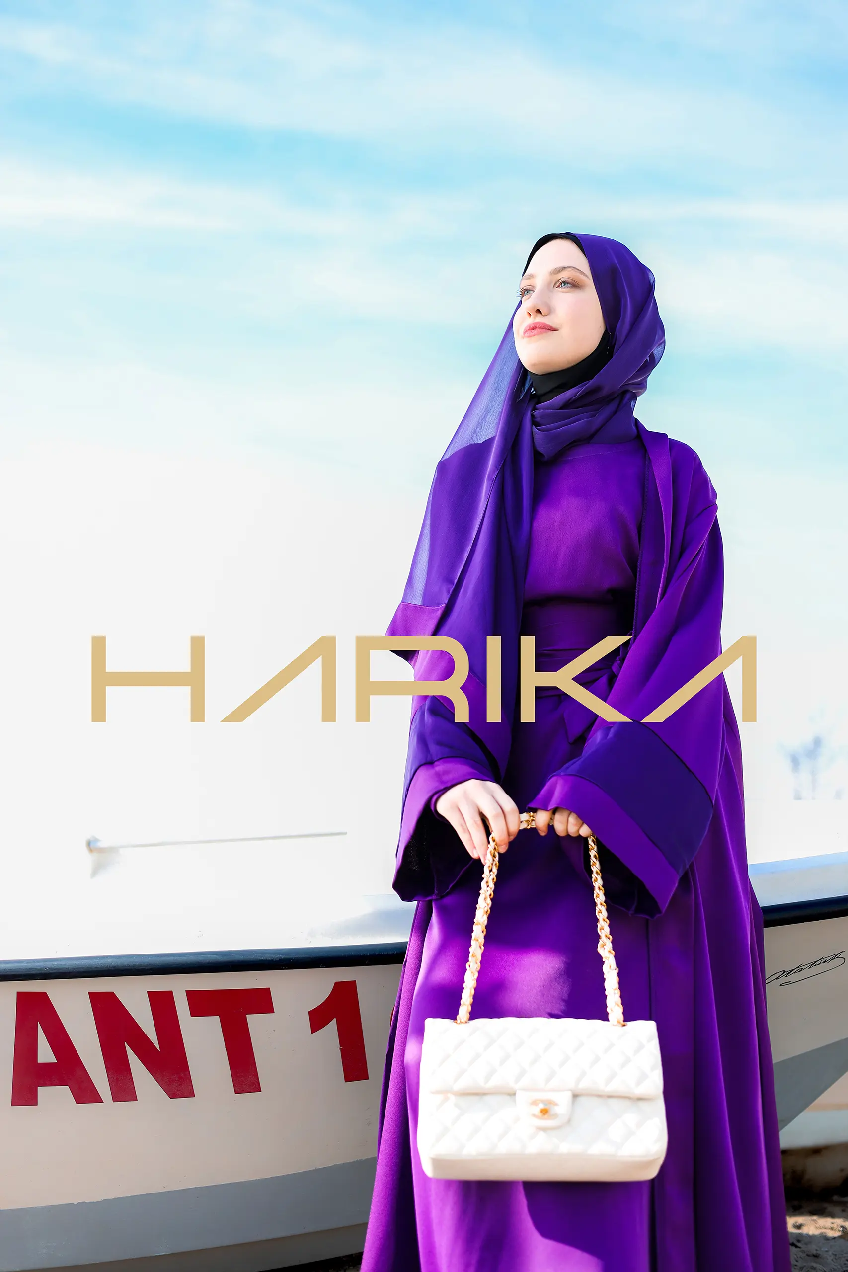A Royal Purple Abaya - Image 9