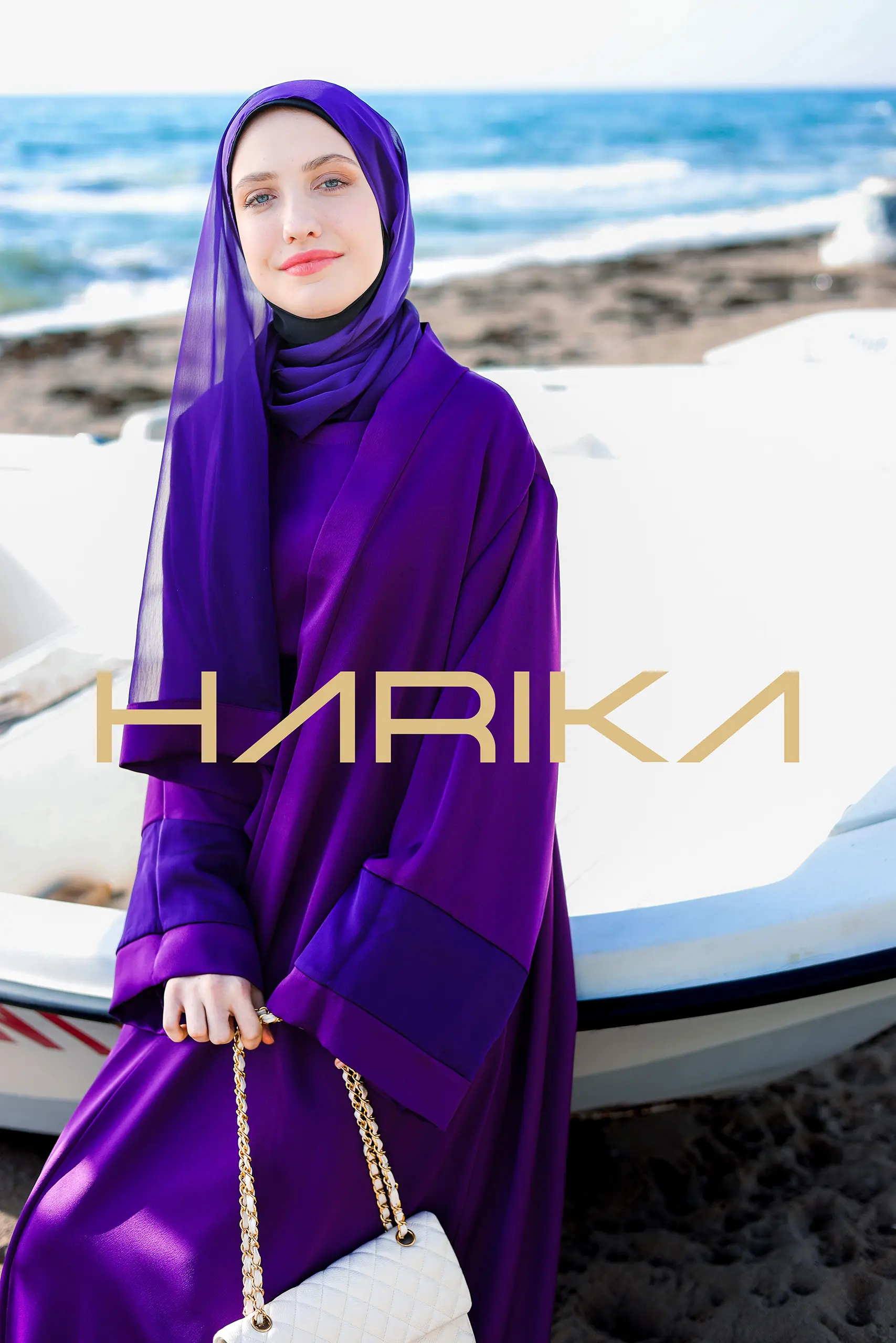 A Royal Purple Abaya - Image 7