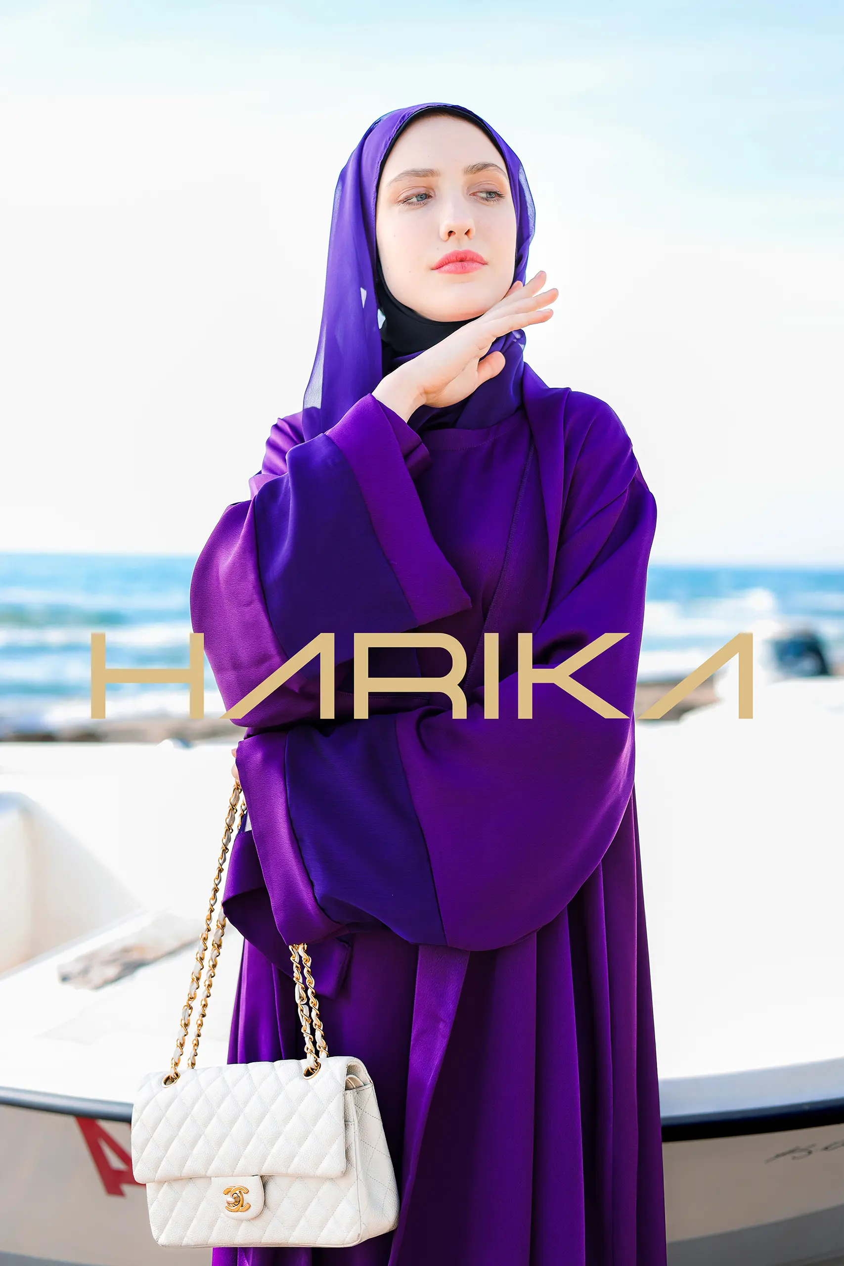 A Royal Purple Abaya - Image 6