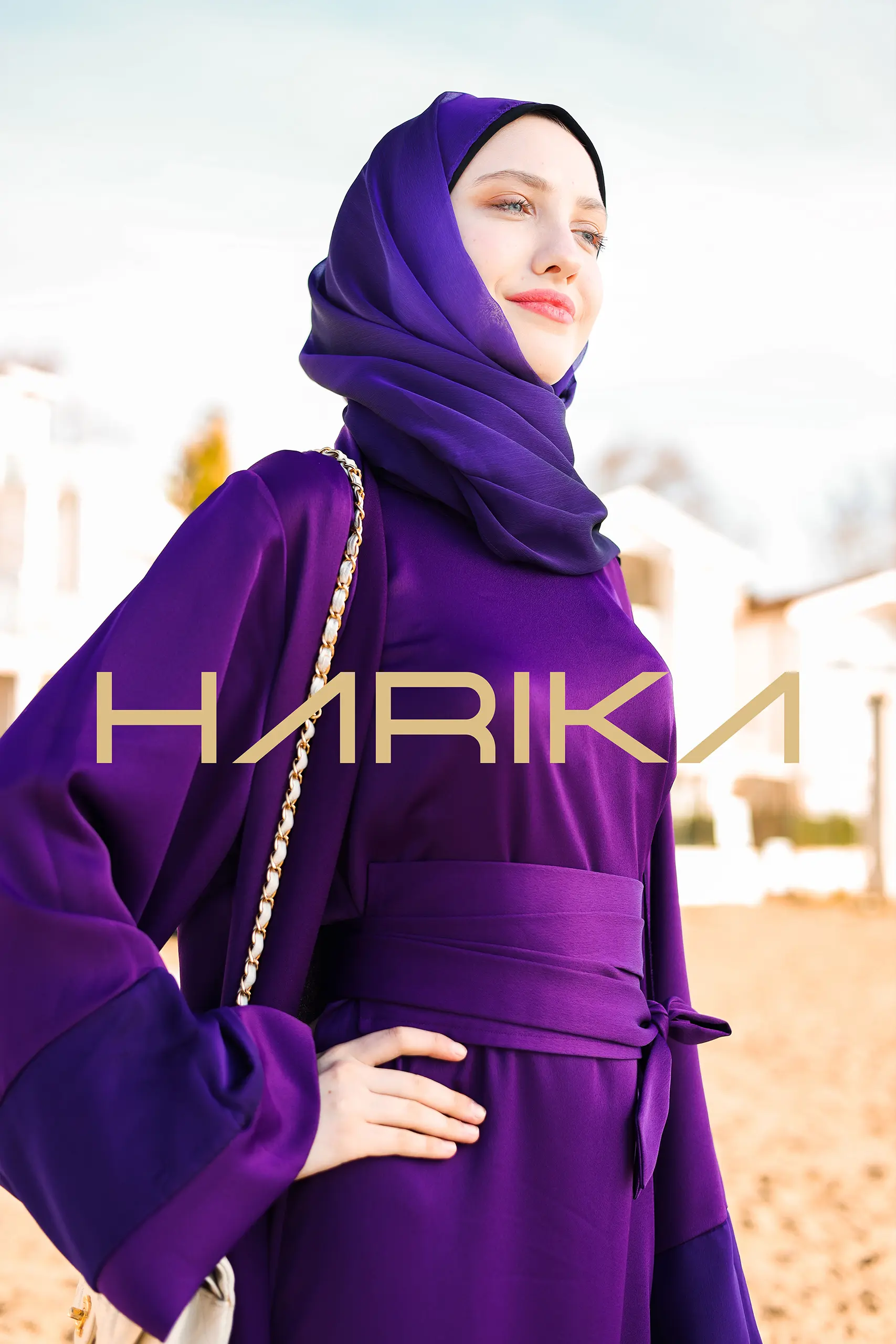A Royal Purple Abaya - Image 17