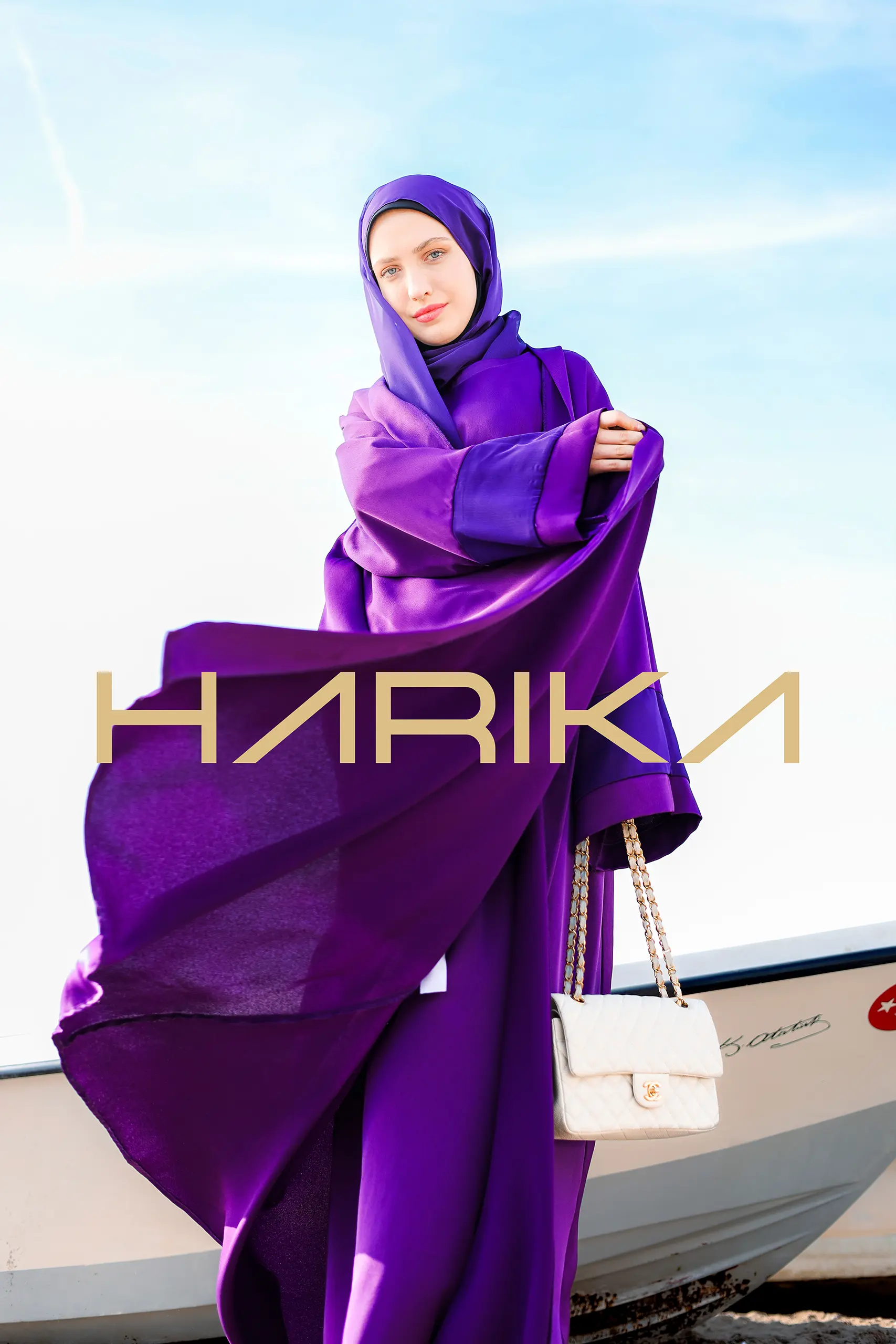 A Royal Purple Abaya