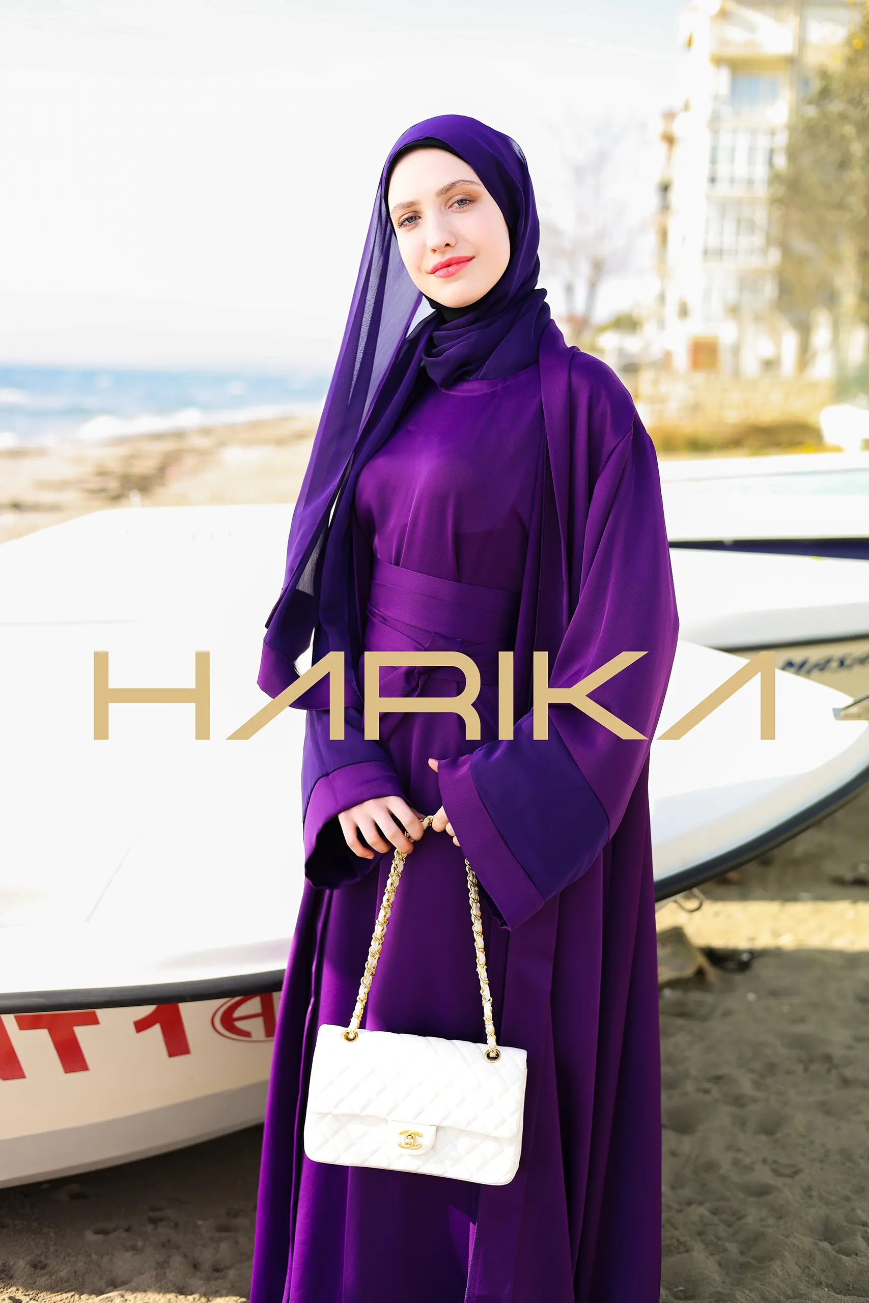 A Royal Purple Abaya - Image 12