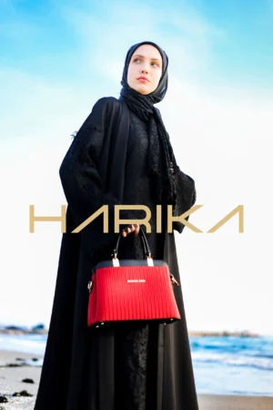 Silk Crepe and Lace Dress Abaya Set