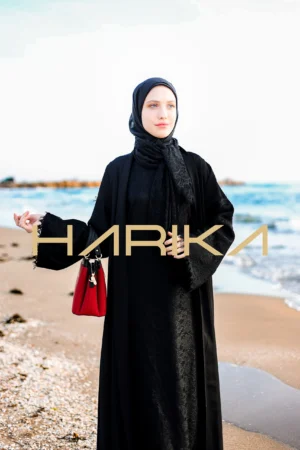 Black Lace Abaya(the dress is not included)