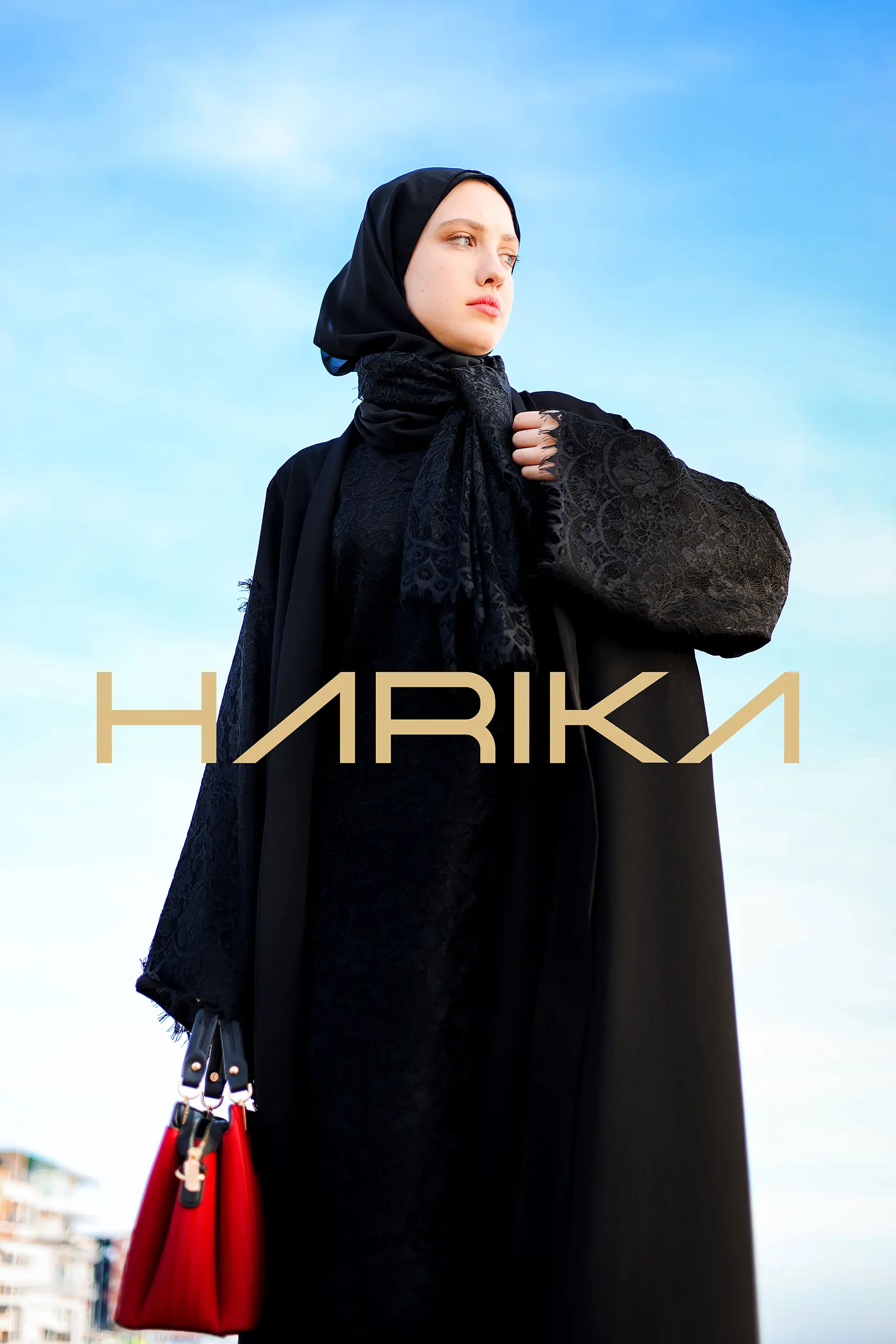 Black Lace Abaya(the dress is not included) - Image 5