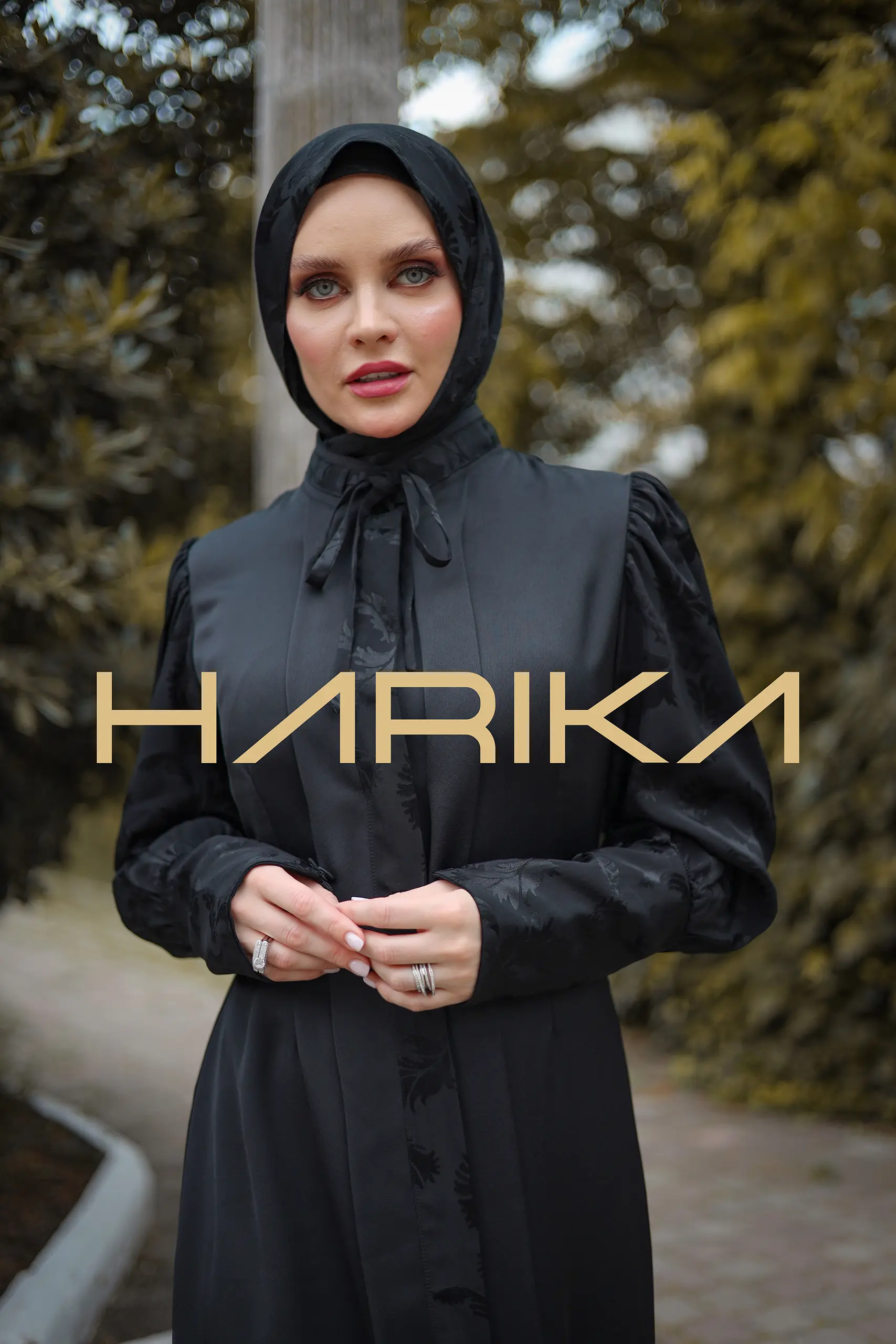 Double silk abaya "Radiant femininity" - Image 9