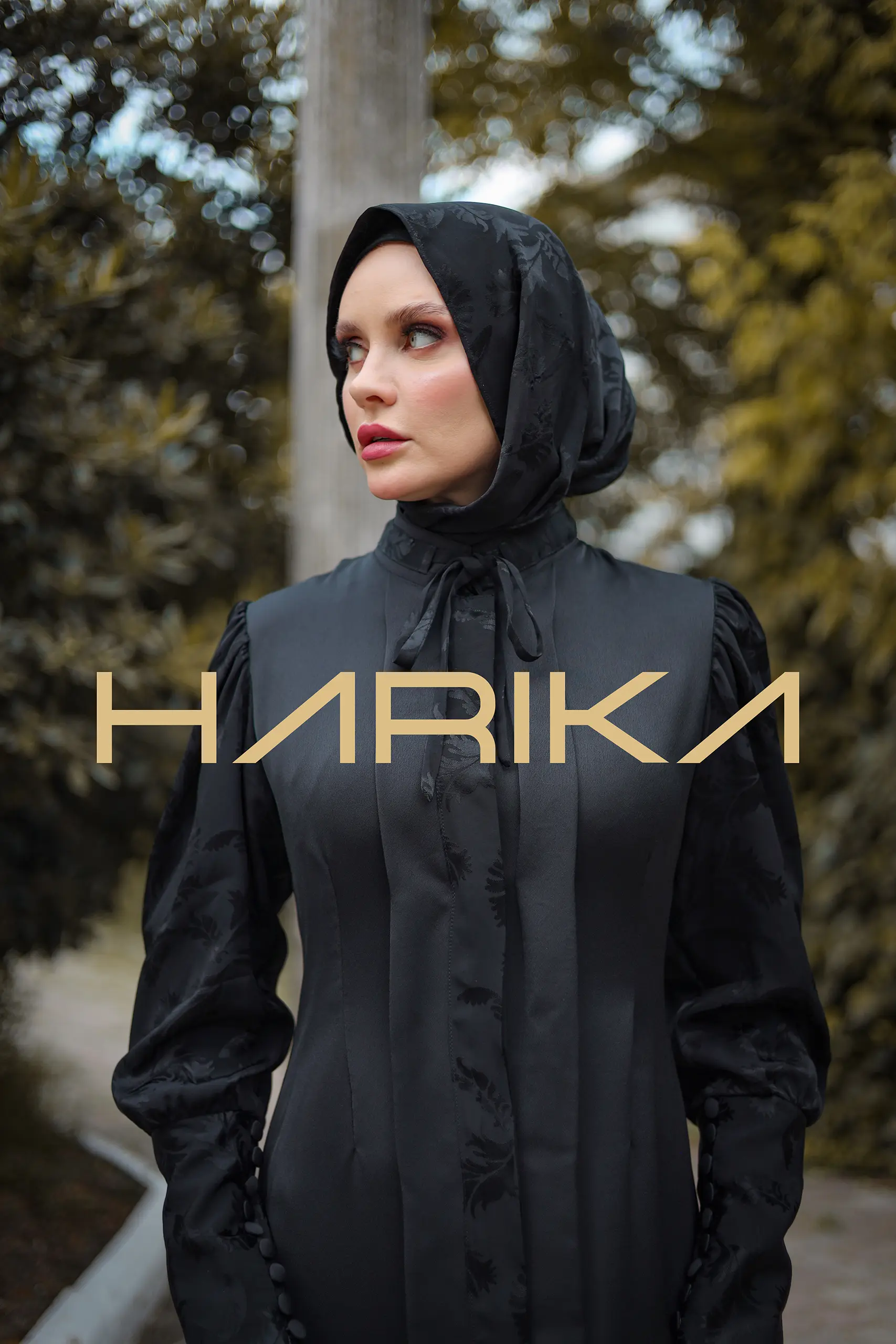 Double silk abaya "Radiant femininity" - Image 8