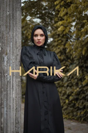 Double silk abaya "Radiant femininity"