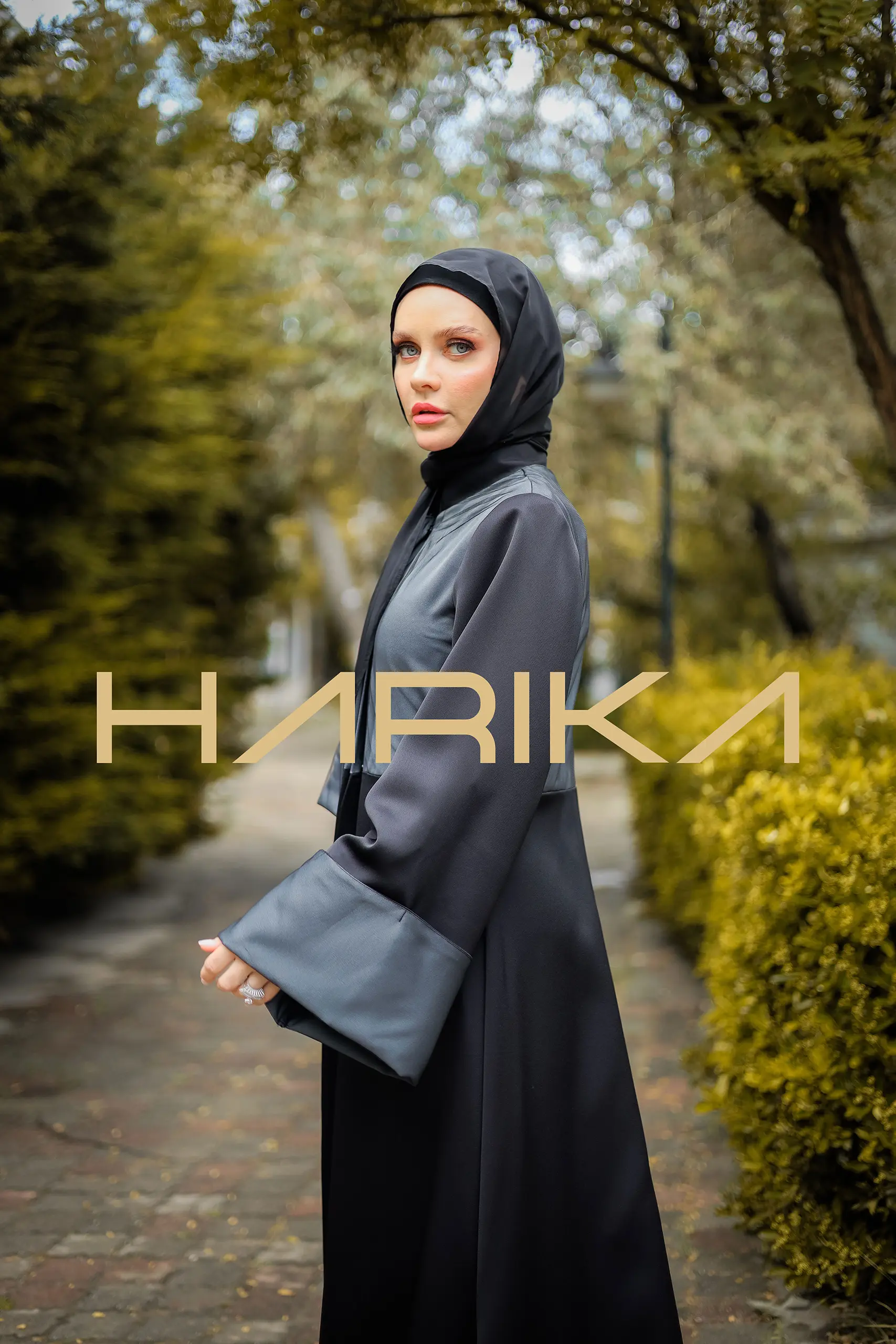 Practical and Elegant Grey Abaya - Image 10