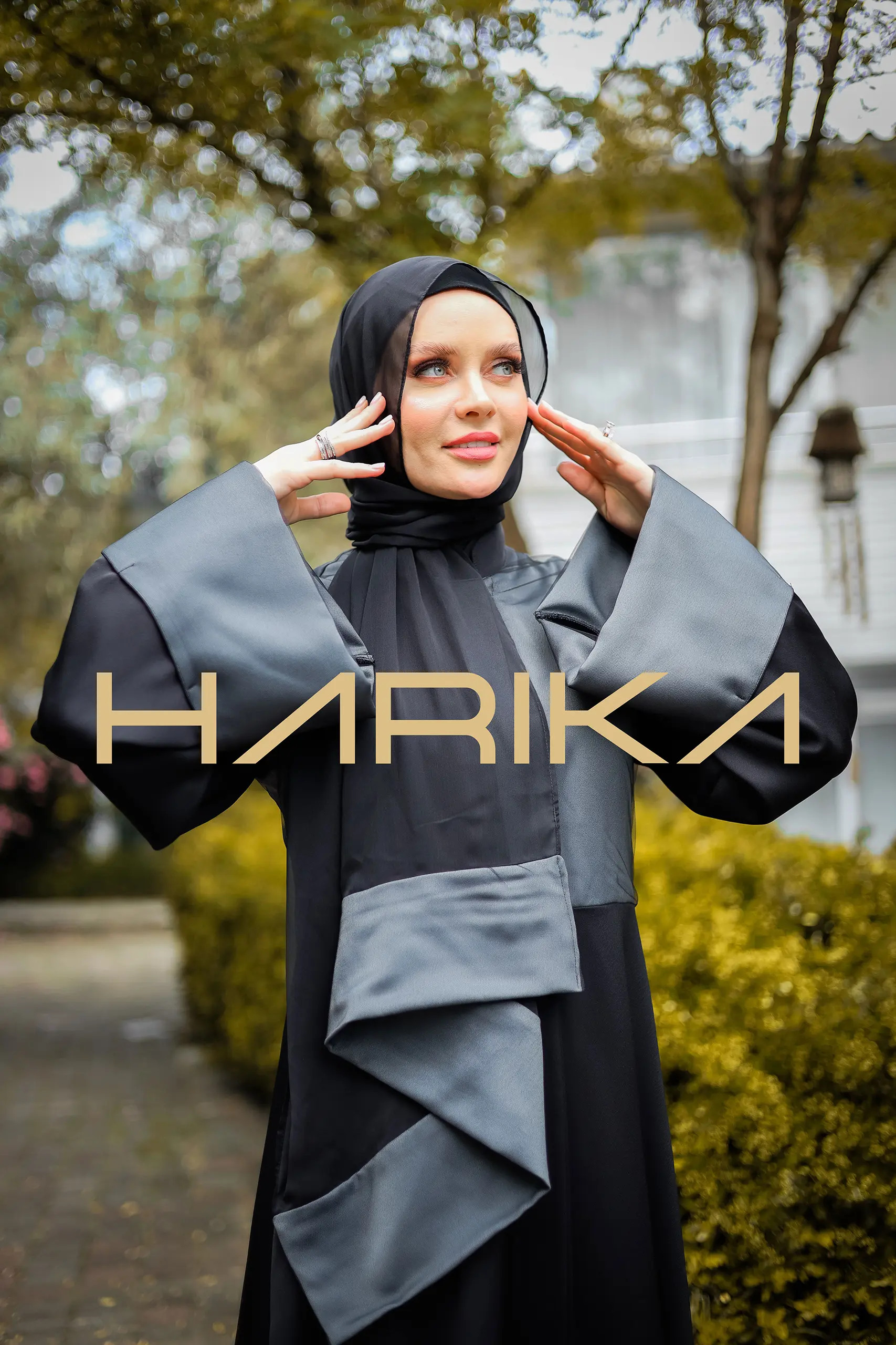 Practical and Elegant Grey Abaya - Image 8