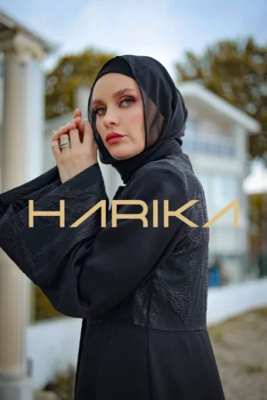 Detailed stylish Abaya and Dress set (Shawl is included)
