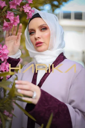 Beautiful abaya in bright colors