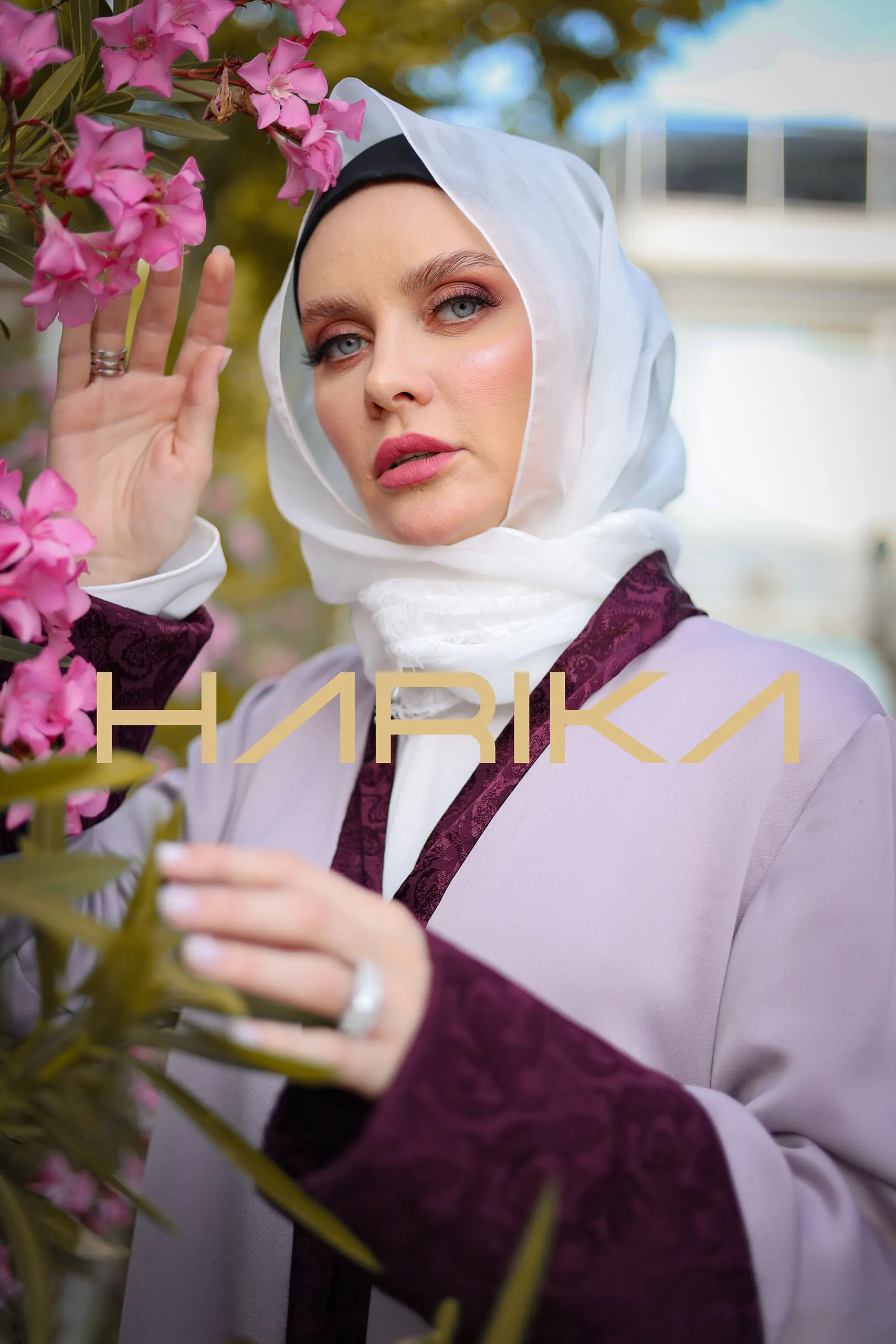 Beautiful abaya in bright colors
