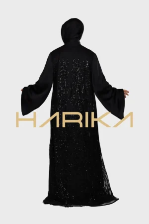 Elegant 3-piece women's set - abaya, dress and shawl
