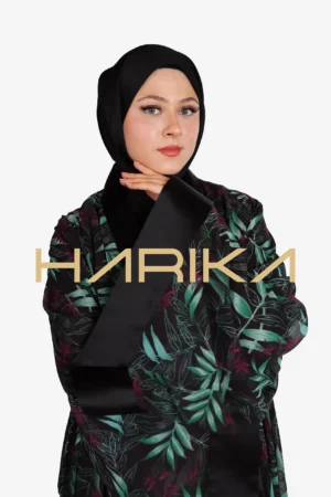 Floral chiffon kimono (abaya)