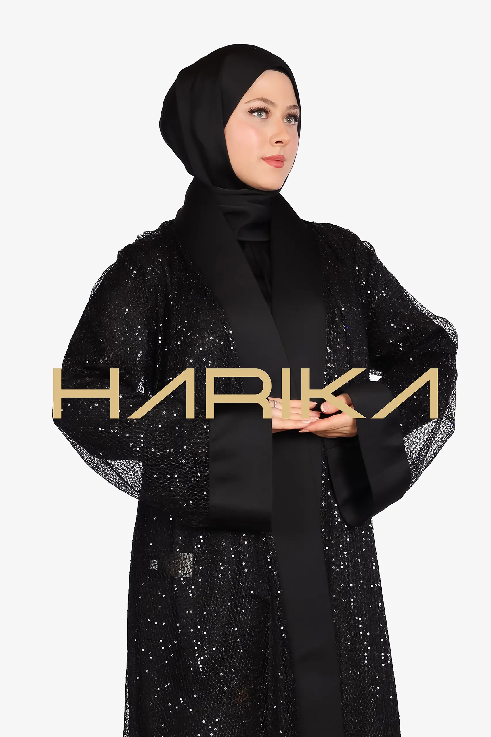 CHIC Mesh Lace abaya set