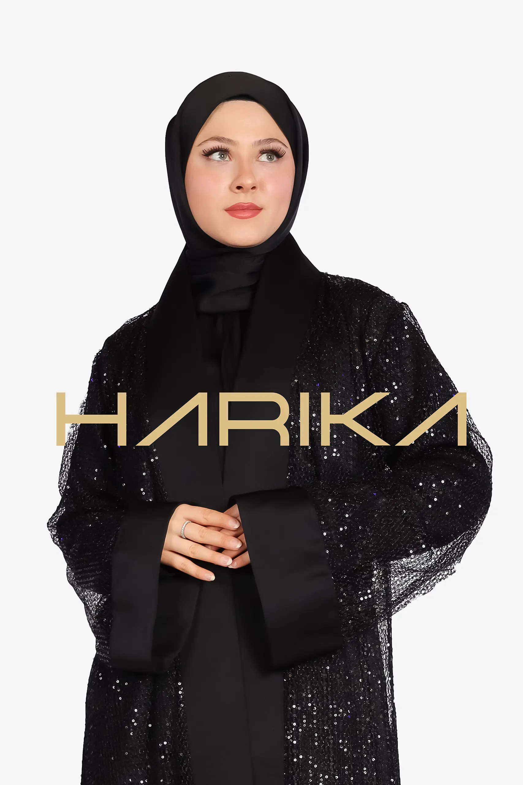 CHIC Mesh Lace abaya set - Image 9