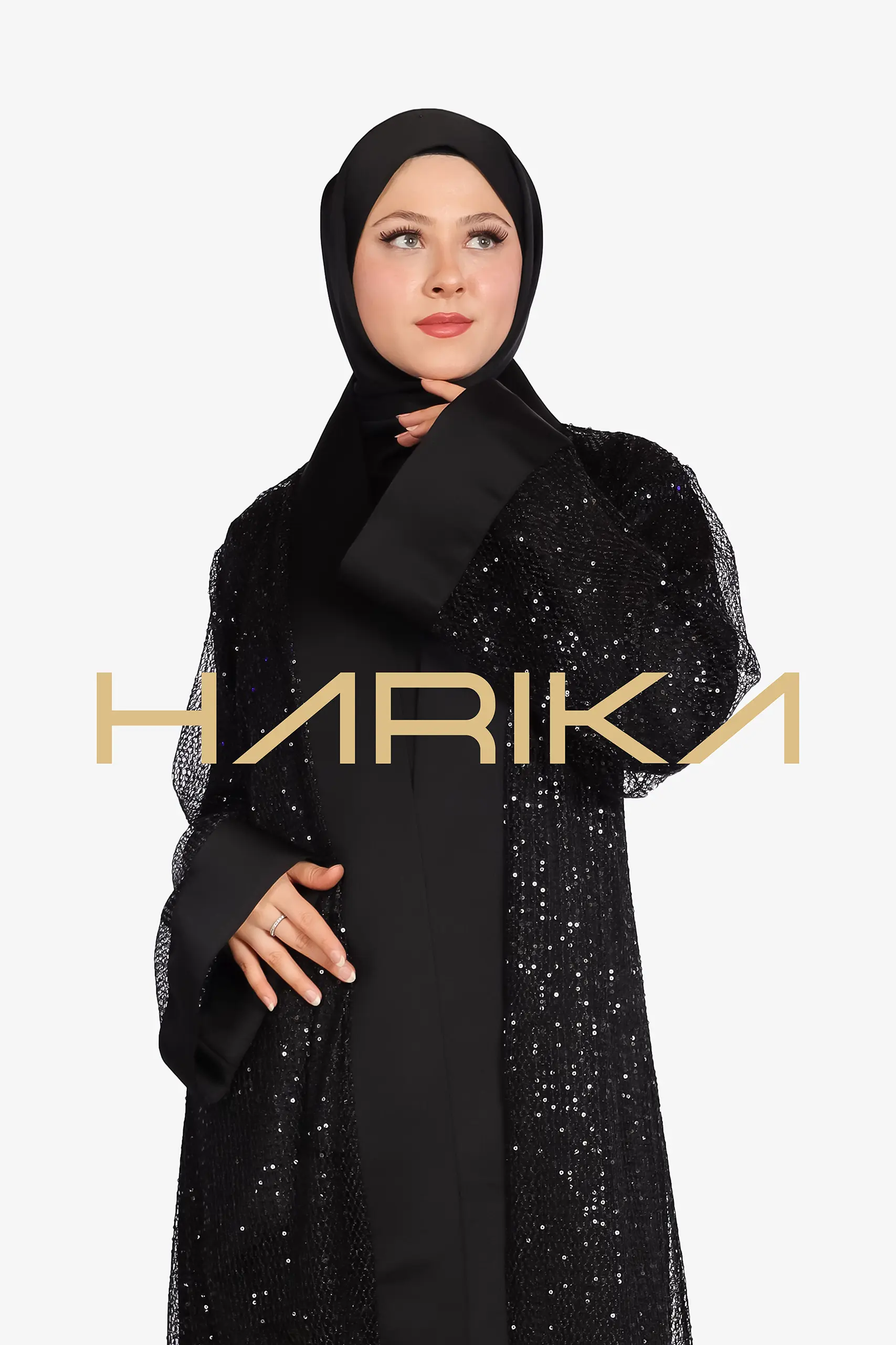 CHIC Mesh Lace abaya set - Image 8