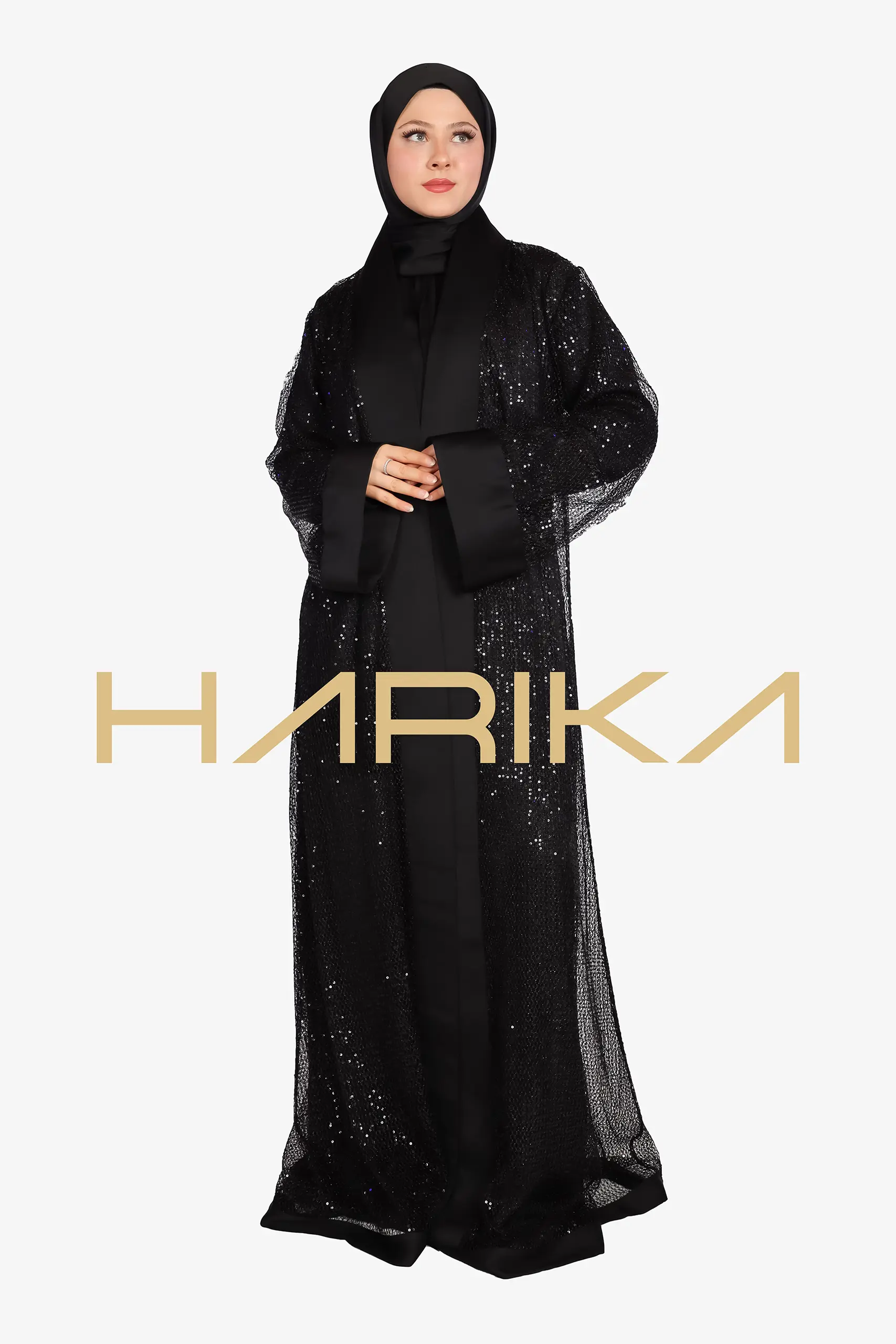 CHIC Mesh Lace abaya set - Image 7