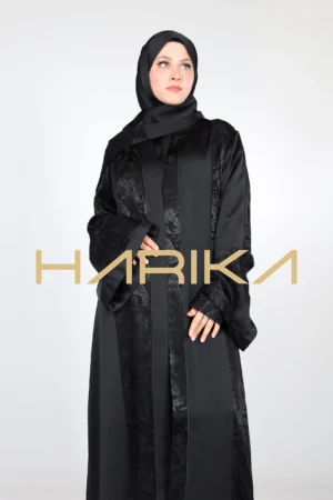 Black Premium Jessica Silk Abaya