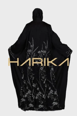 Swarovski Crystals Floral Abaya