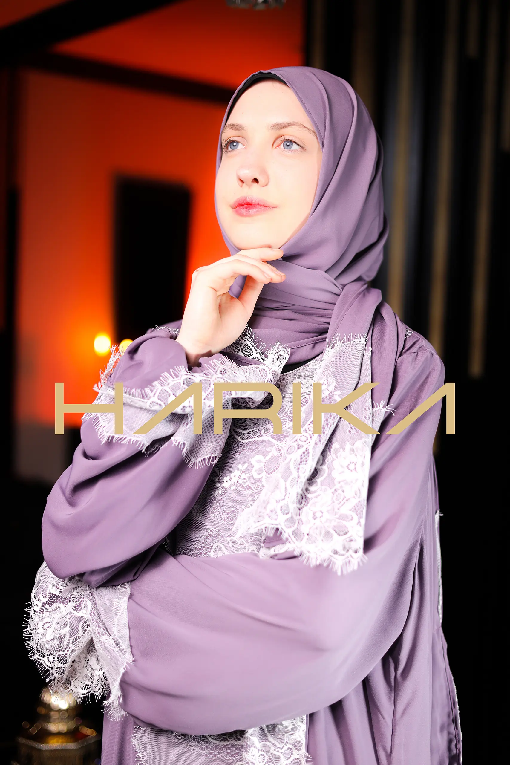Abaya for prayer, Umrah and daily use. The abaya and shawl are one piece - Image 9