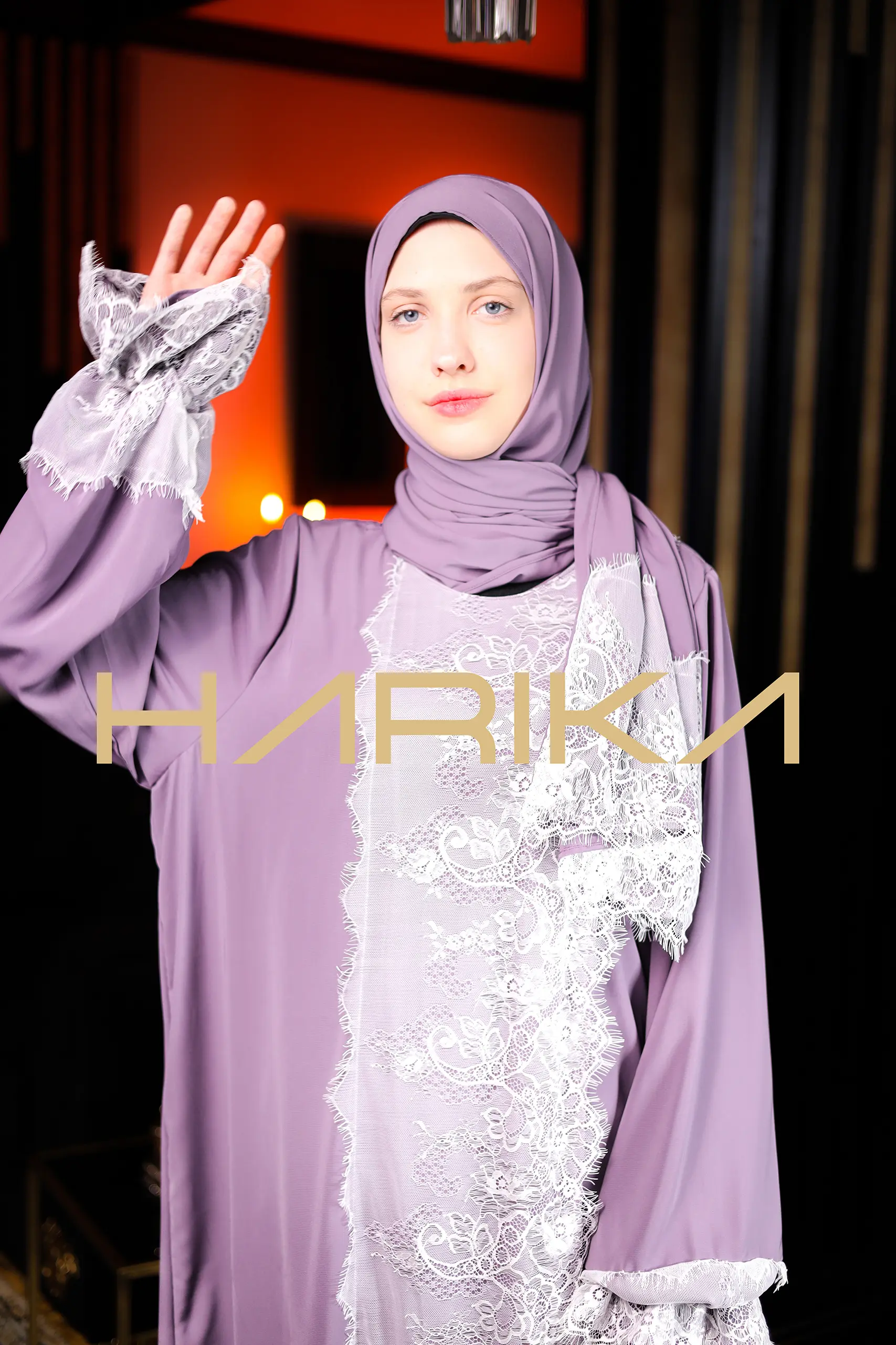 Abaya for prayer, Umrah and daily use. The abaya and shawl are one piece - Image 8