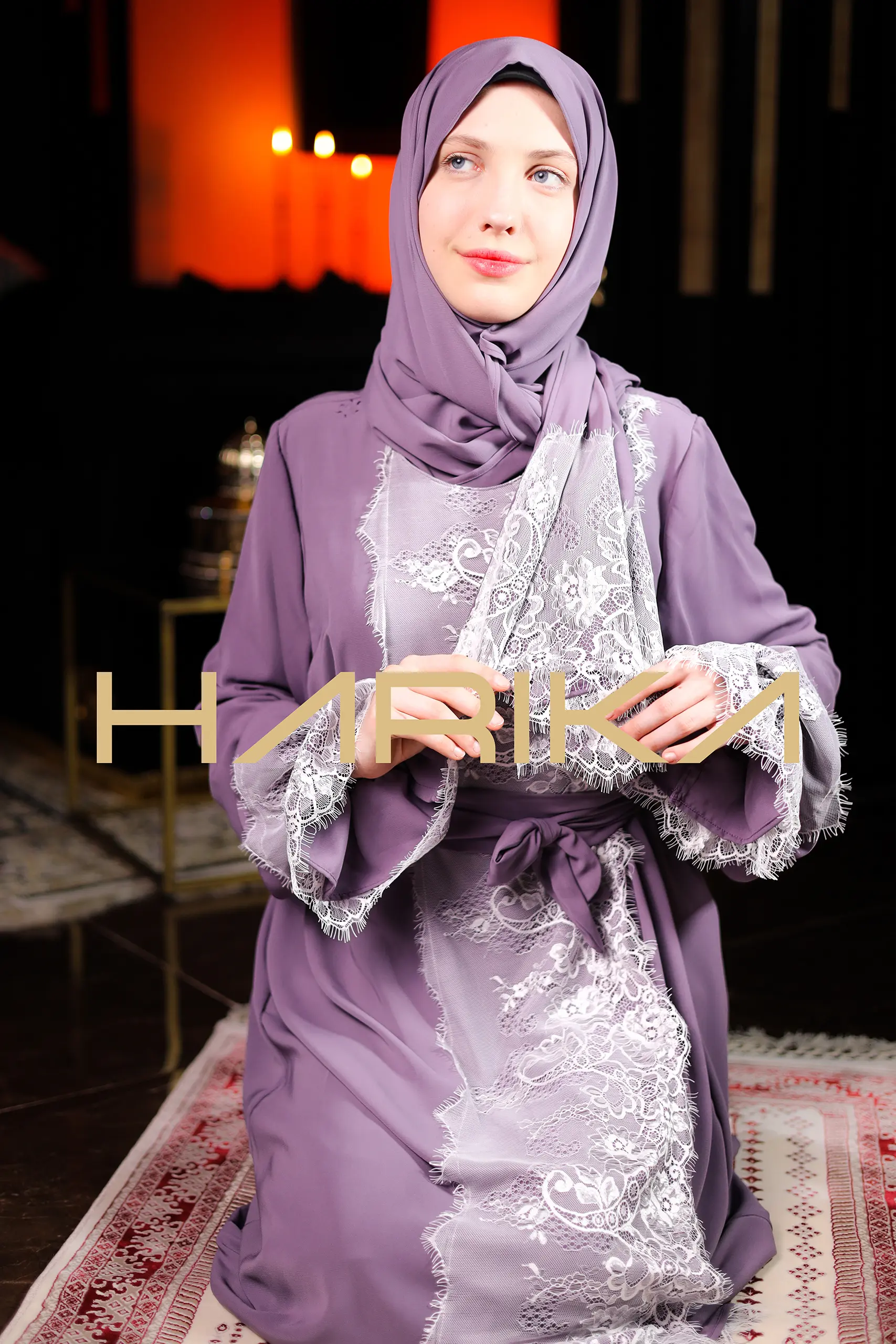Abaya for prayer, Umrah and daily use. The abaya and shawl are one piece - Image 4