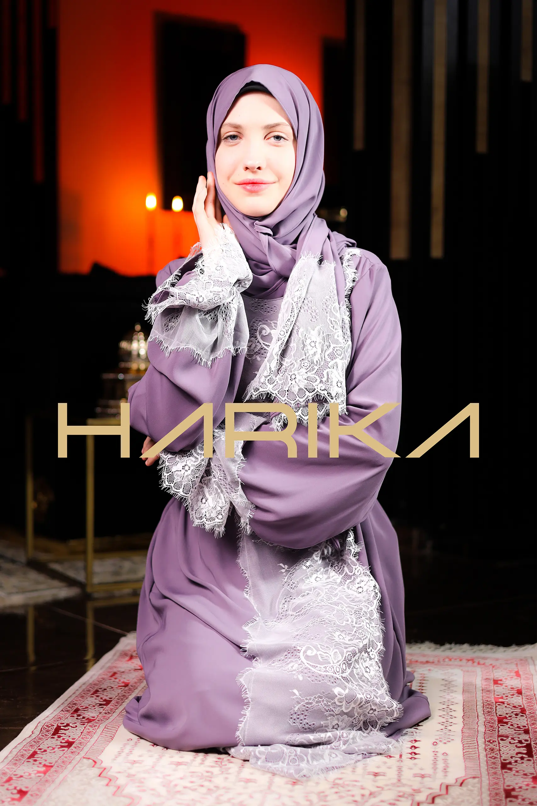 Abaya for prayer, Umrah and daily use. The abaya and shawl are one piece - Image 13