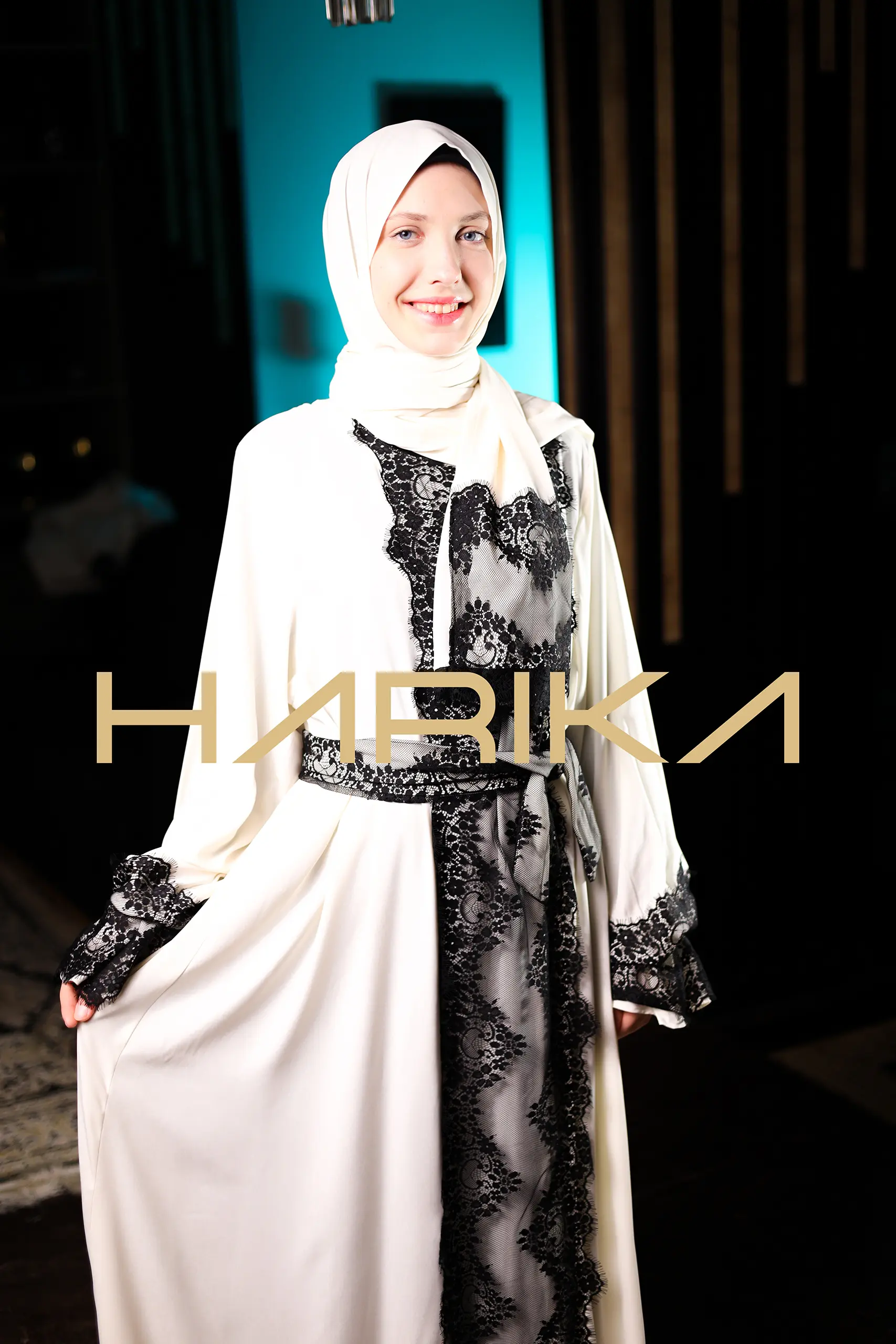 Abaya for prayer, Umrah and daily use. The abaya and shawl are one piece - Image 11