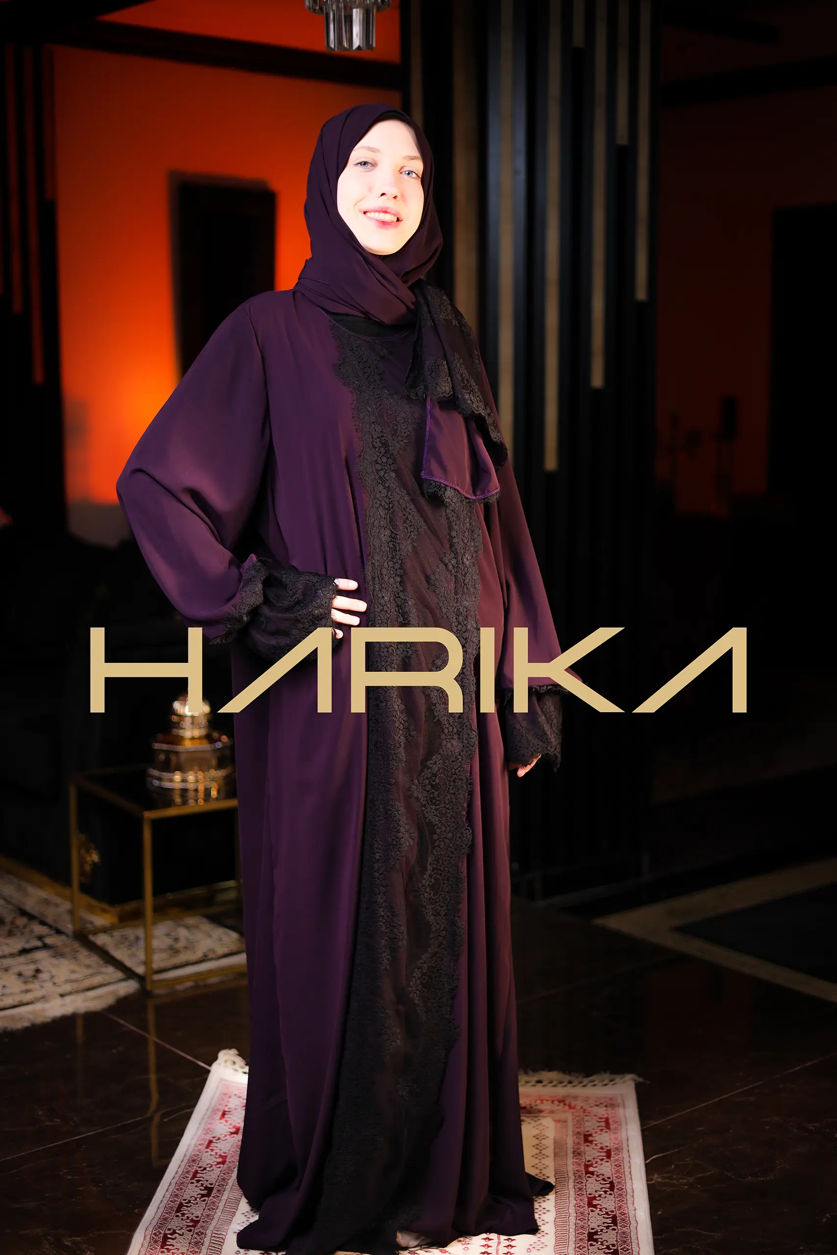 Abaya for prayer, Umrah and daily use. The abaya and shawl are one piece - Image 5