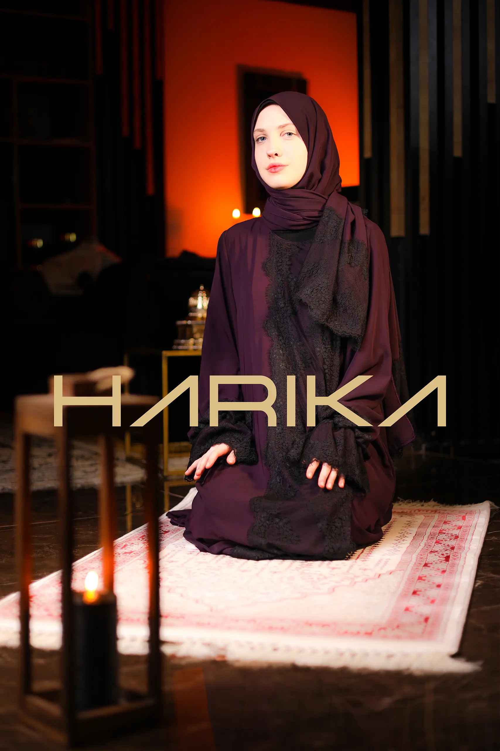 Abaya for prayer, Umrah and daily use. The abaya and shawl are one piece - Image 3
