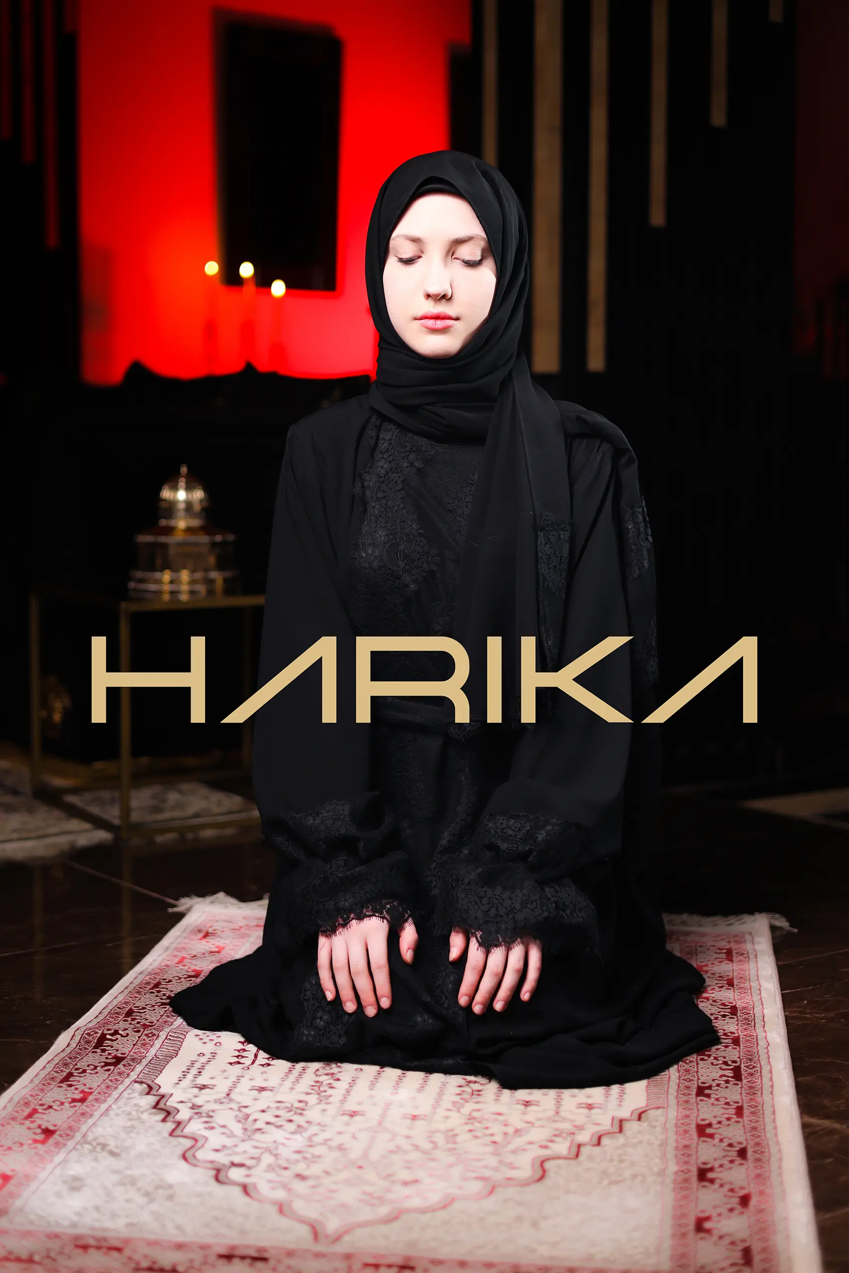 Abaya for prayer, Umrah and daily use. The abaya and shawl are one piece
