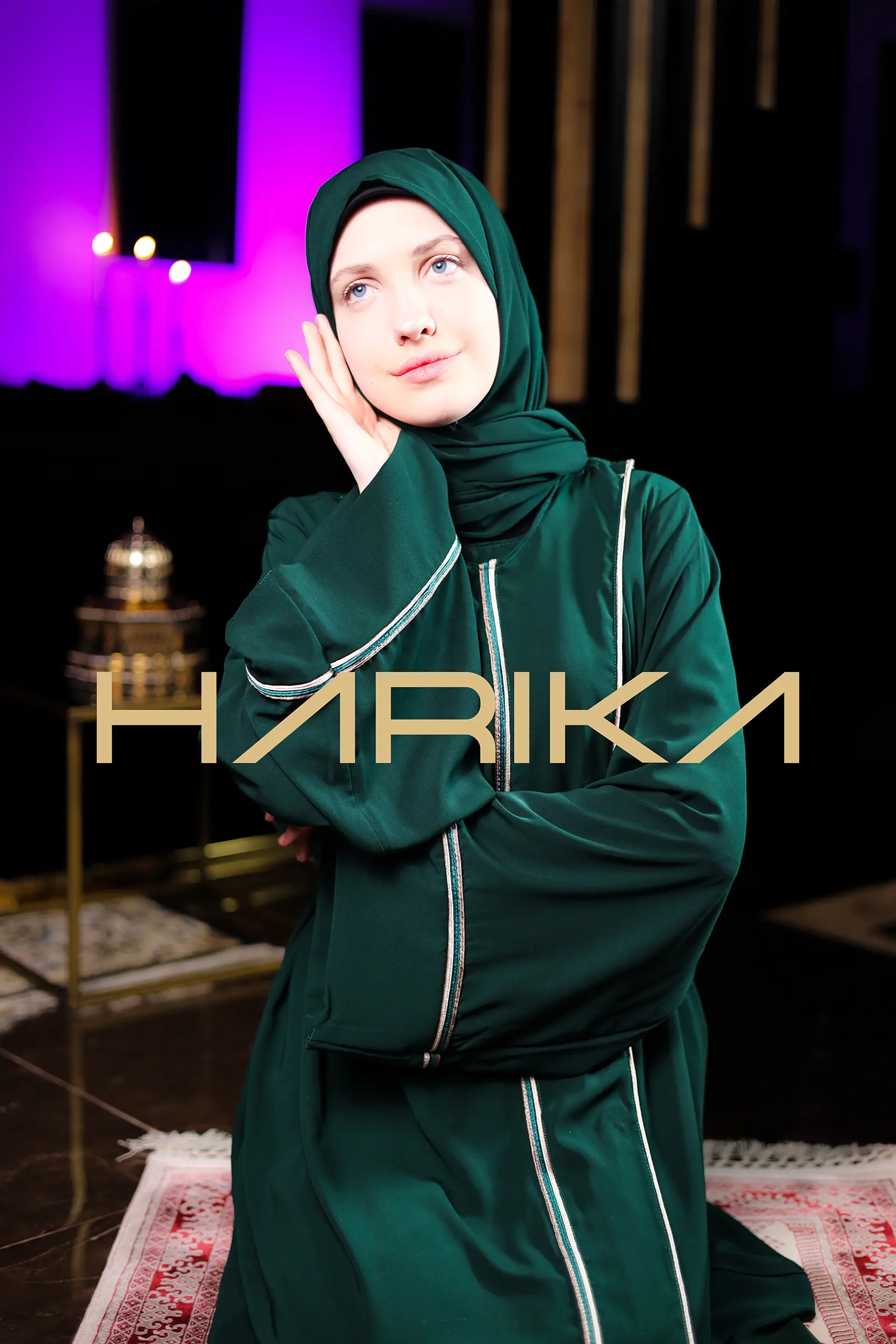 Abaya for prayer, Umrah and daily use. The abaya and shawl are one piece - Image 9