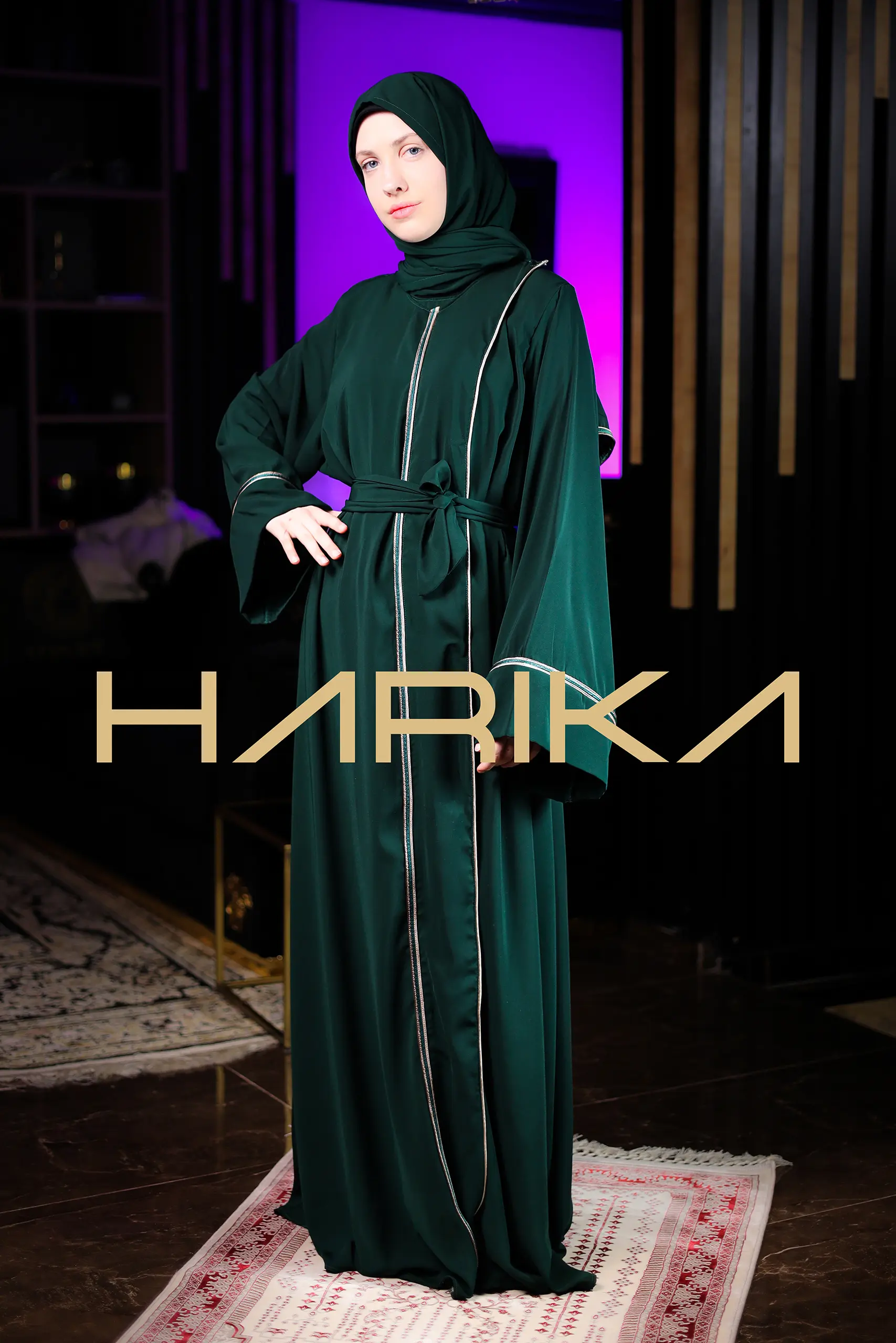 Abaya for prayer, Umrah and daily use. The abaya and shawl are one piece - Image 8