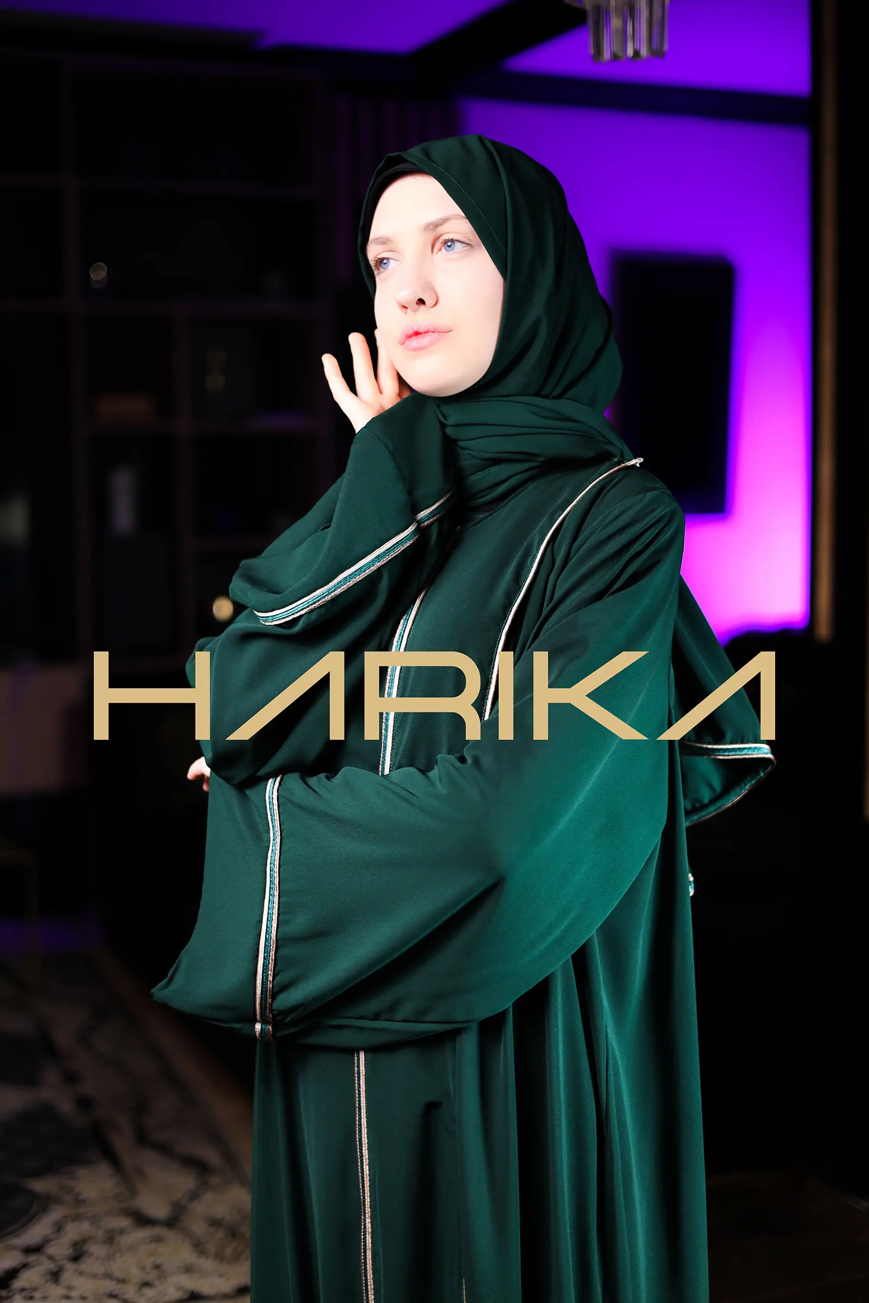 Abaya for prayer, Umrah and daily use. The abaya and shawl are one piece - Image 5