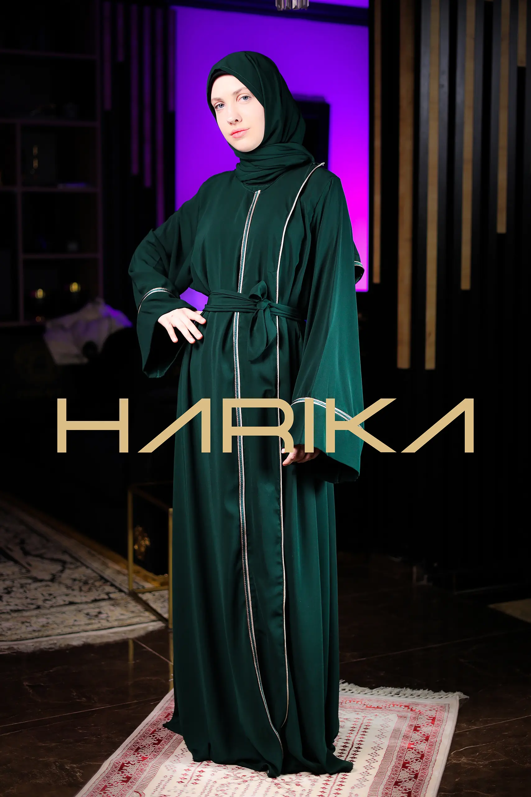 Abaya for prayer, Umrah and daily use. The abaya and shawl are one piece - Image 10