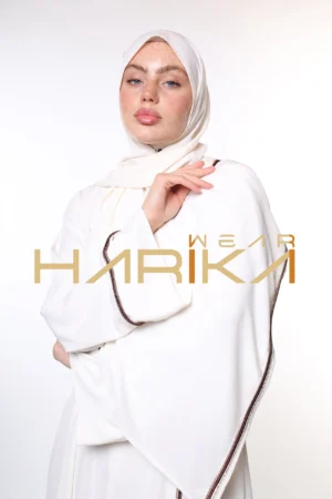 Abaya for prayer, Umrah and daily use. The abaya and shawl are one piece.