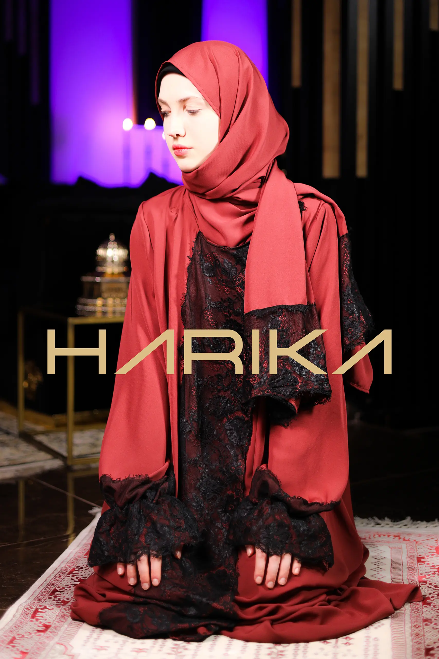 Abaya for prayer, Umrah and daily use. The abaya and shawl are one piece - Image 4