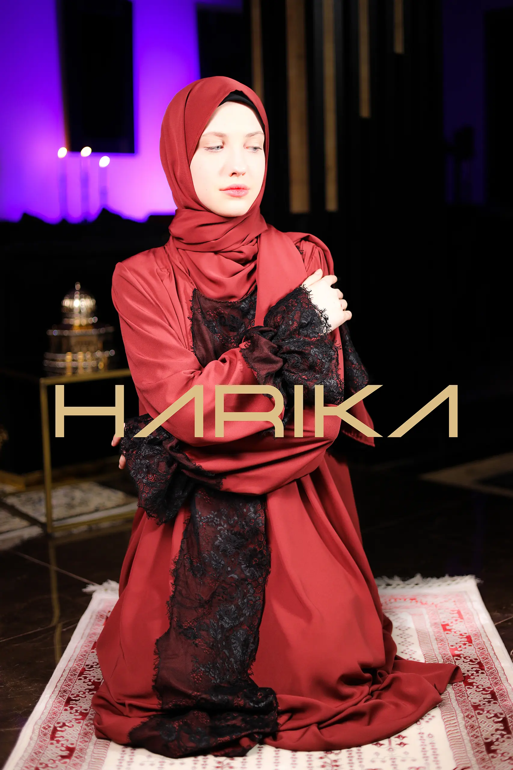 Abaya for prayer, Umrah and daily use. The abaya and shawl are one piece - Image 6