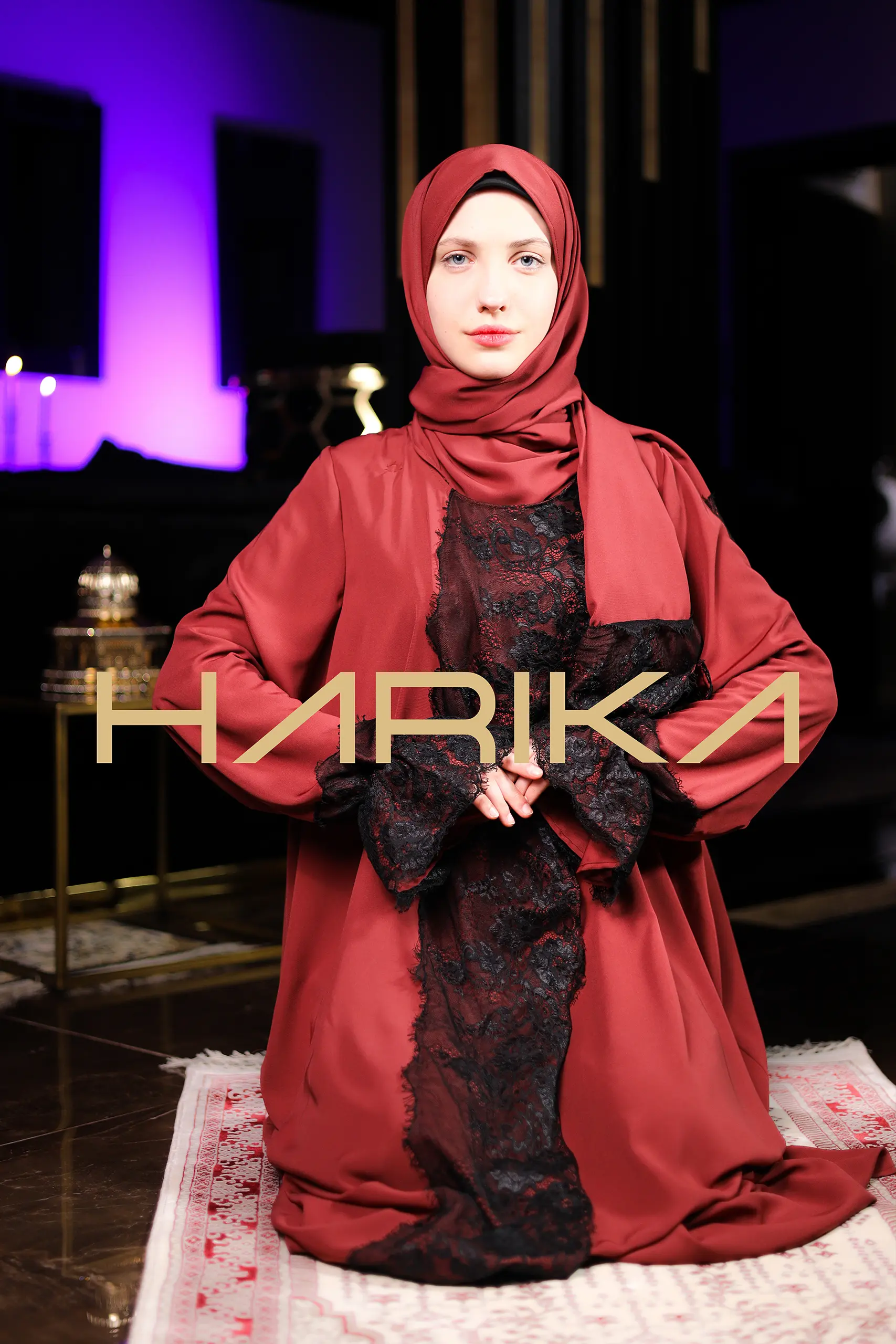 Abaya for prayer, Umrah and daily use. The abaya and shawl are one piece - Image 8