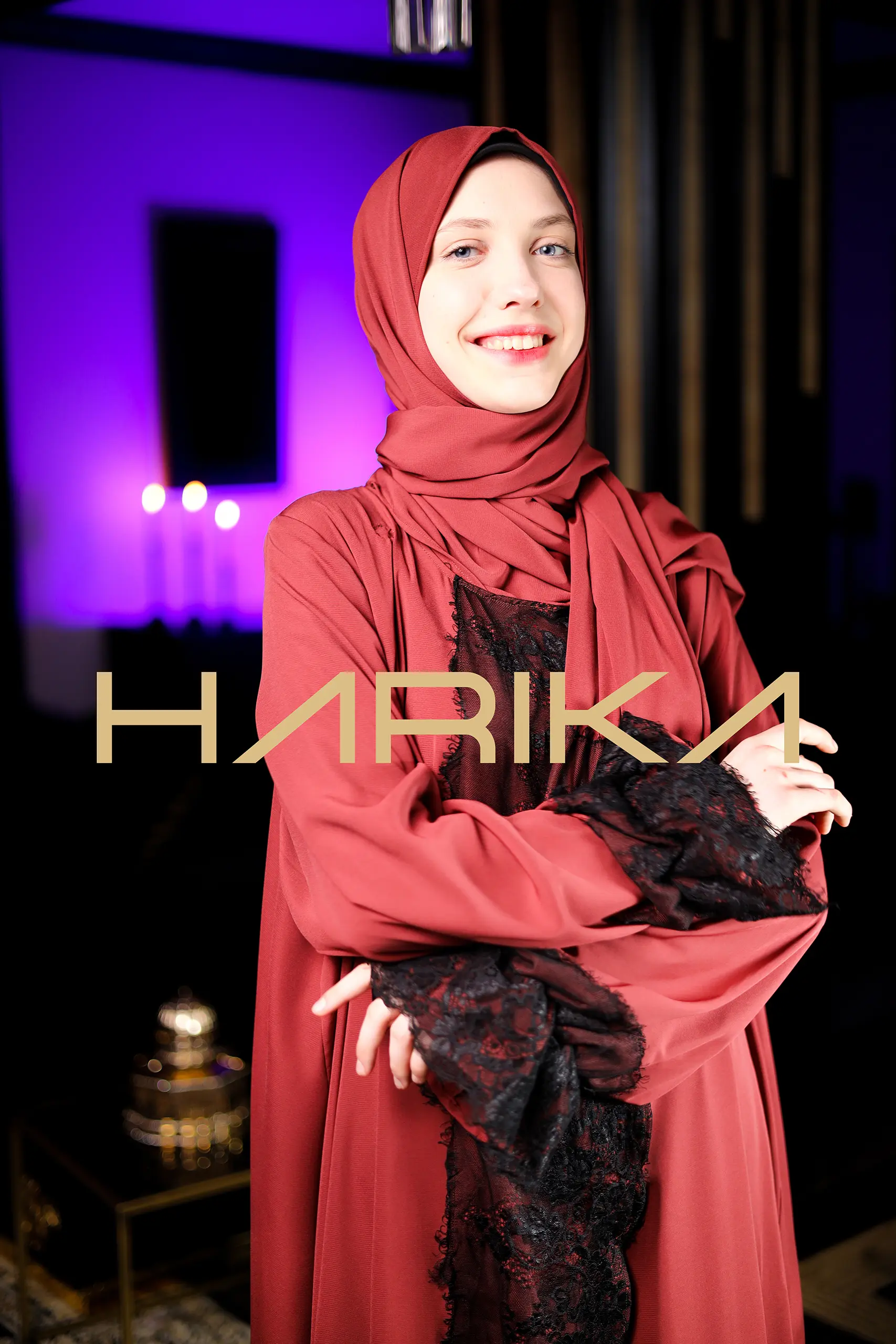 Abaya for prayer, Umrah and daily use. The abaya and shawl are one piece - Image 12